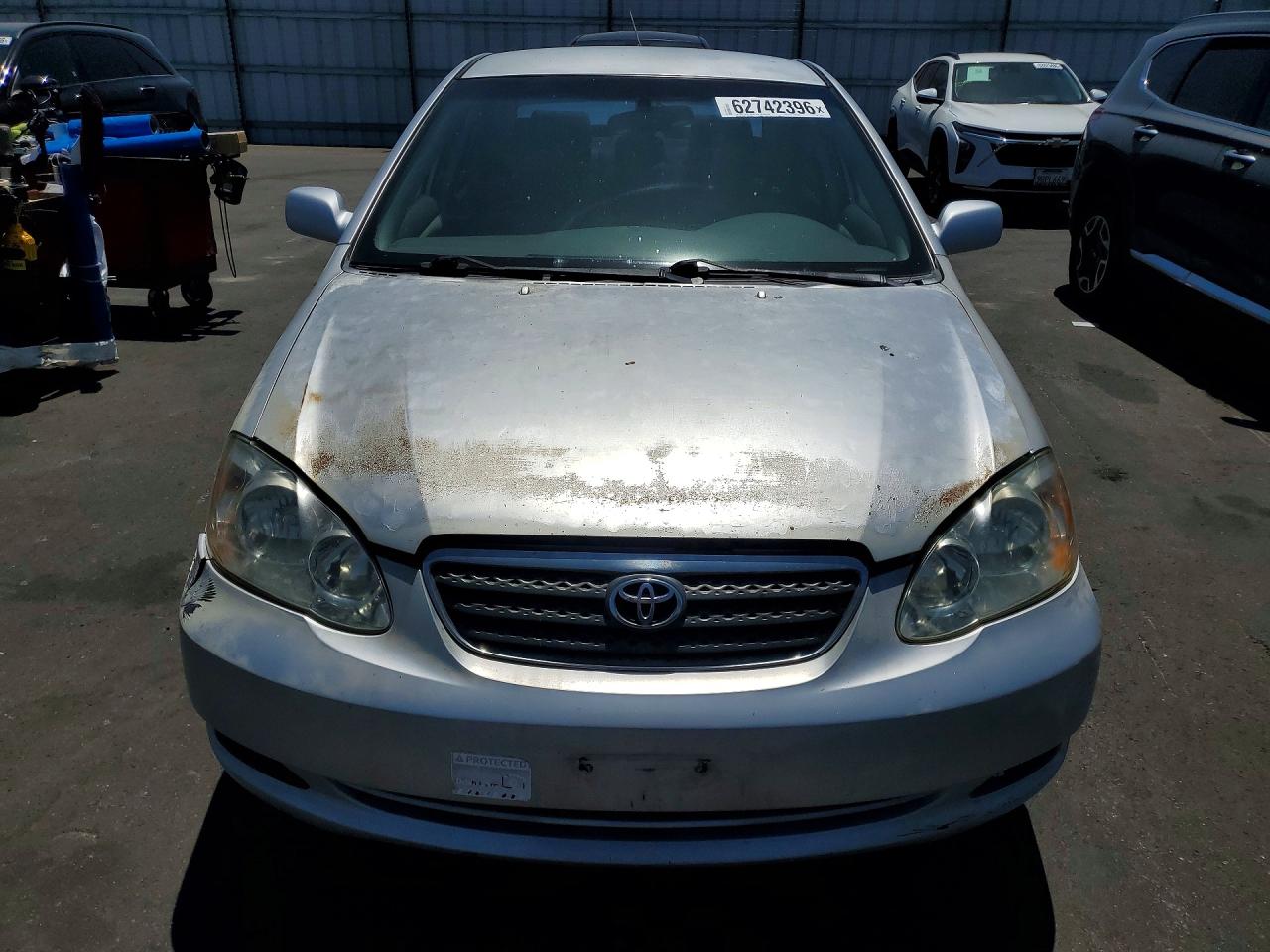 2006 Toyota Corolla Le Silver vin: JTDBR32E460090156