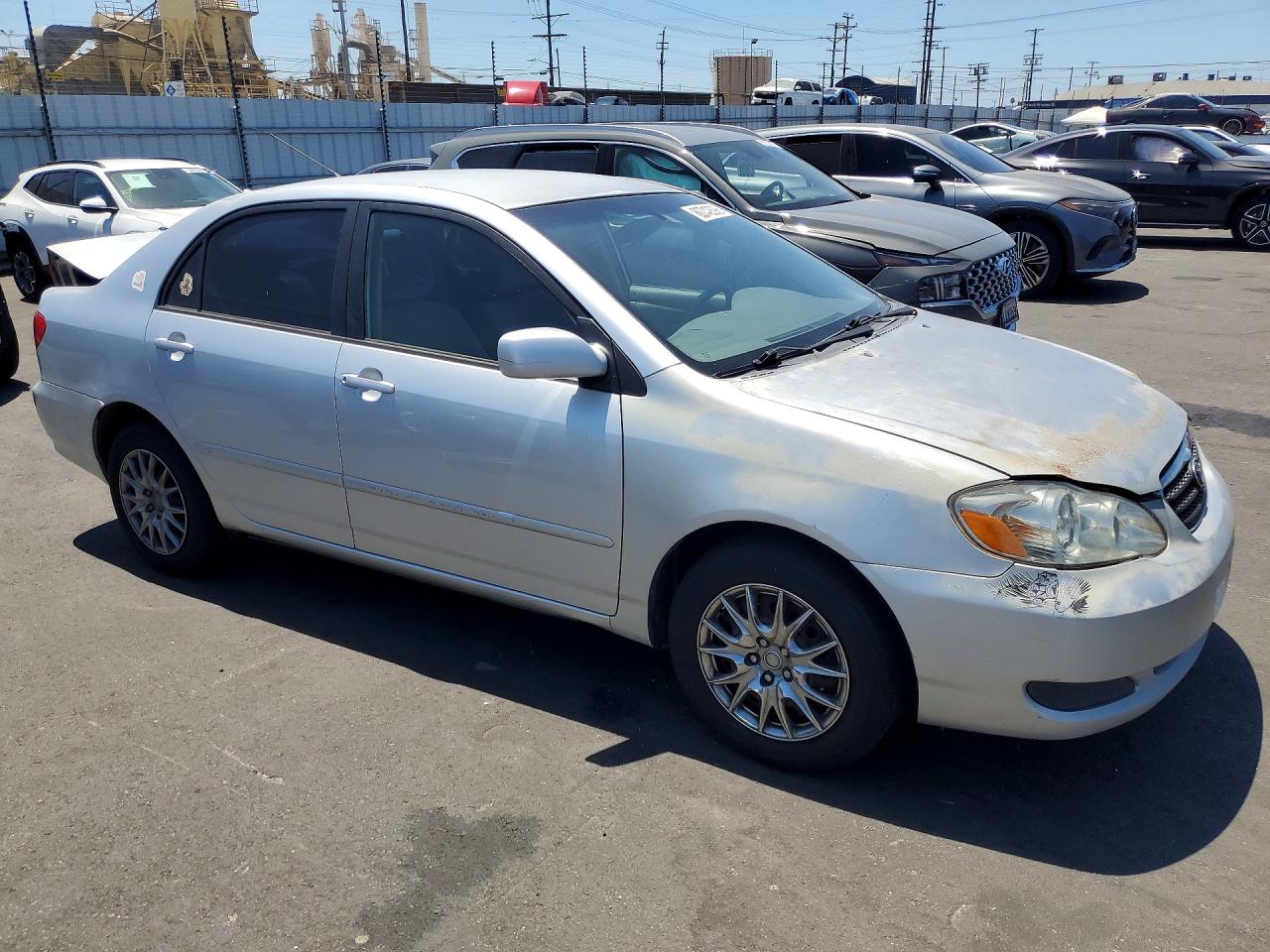 2006 Toyota Corolla Le Silver vin: JTDBR32E460090156