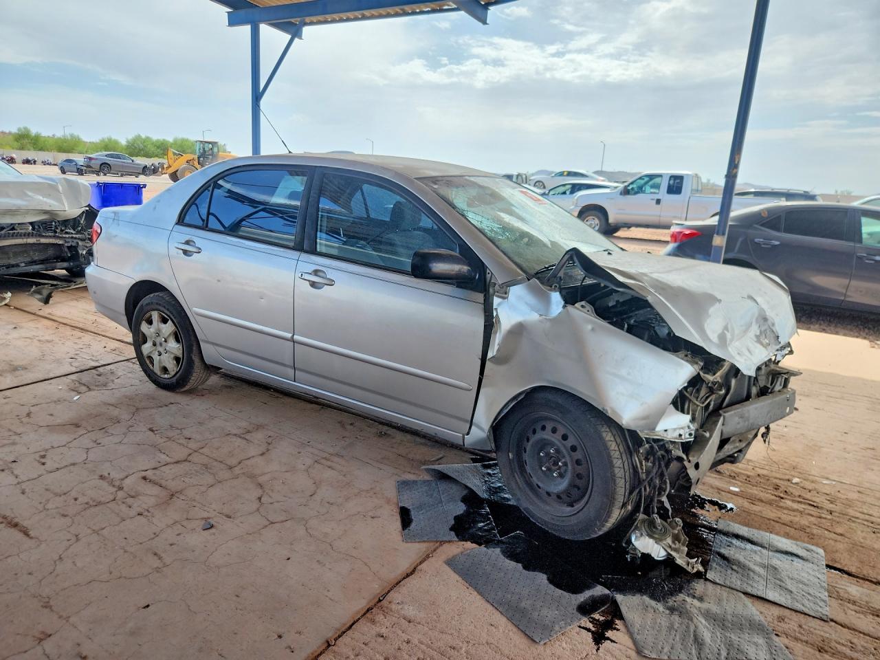 2006 Toyota Corolla Le Серебряный vin: JTDBR32E460093543