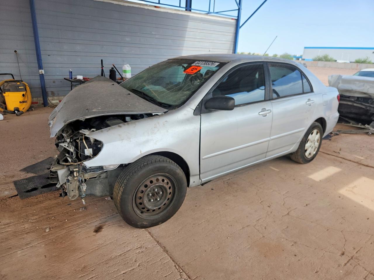 2006 Toyota Corolla Le Серебряный vin: JTDBR32E460093543