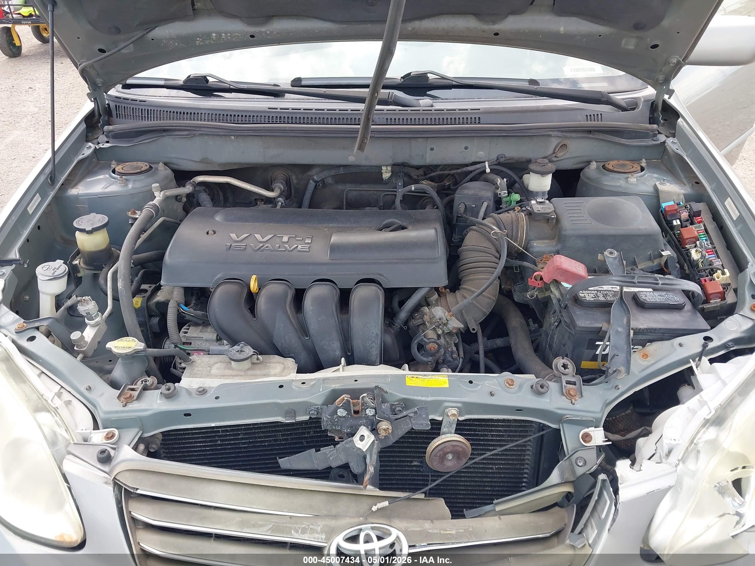 2003 Toyota Corolla Ce/le Gray vin: JTDBR32E530040197