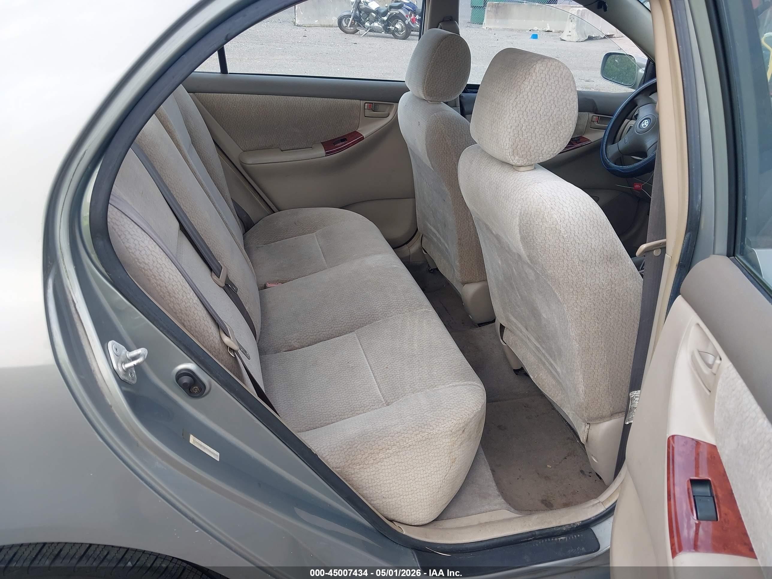2003 Toyota Corolla Ce/le Gray vin: JTDBR32E530040197