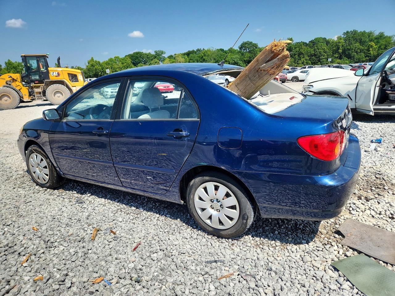 2003 Toyota Corolla Le Blue vin: JTDBR32E530046050
