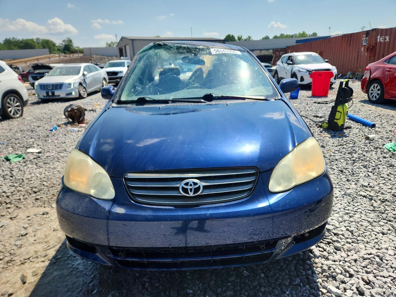2003 Toyota Corolla Le Blue vin: JTDBR32E530046050