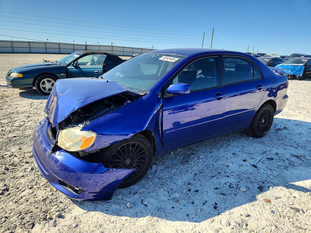 2003 Toyota Corolla Le Blue vin: JTDBR32E532006183