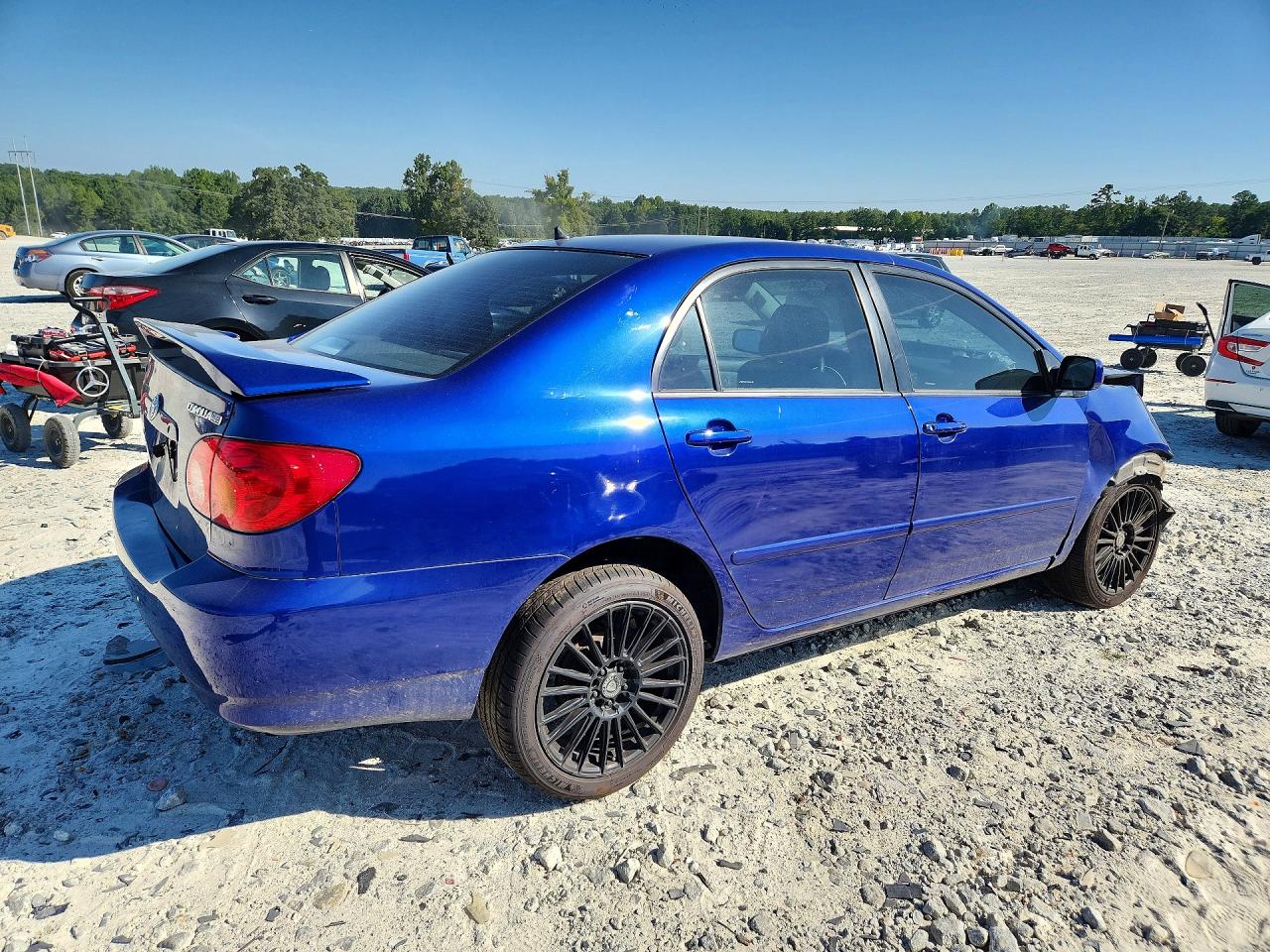 2003 Toyota Corolla Le Blue vin: JTDBR32E532006183