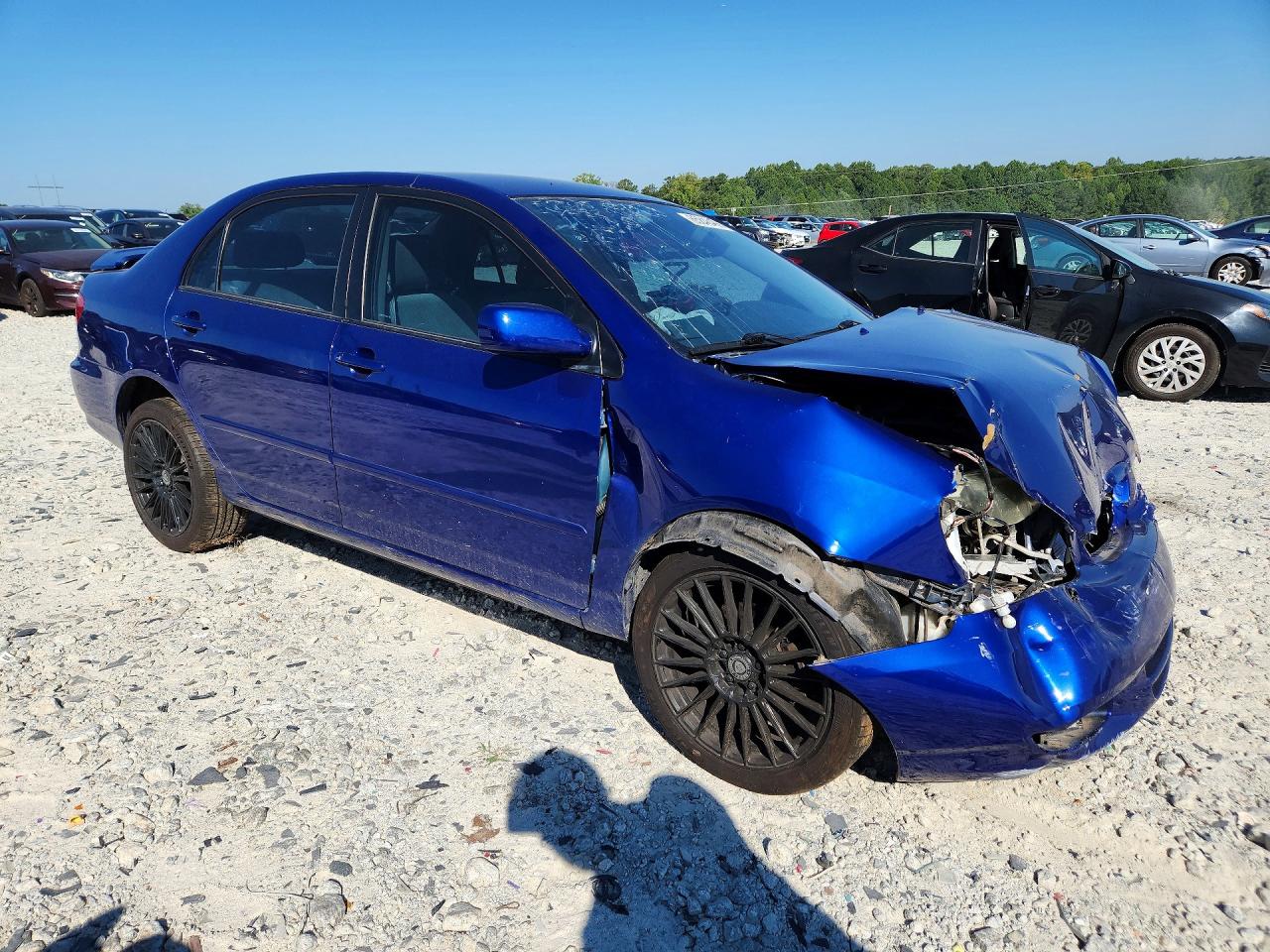 2003 Toyota Corolla Le Blue vin: JTDBR32E532006183