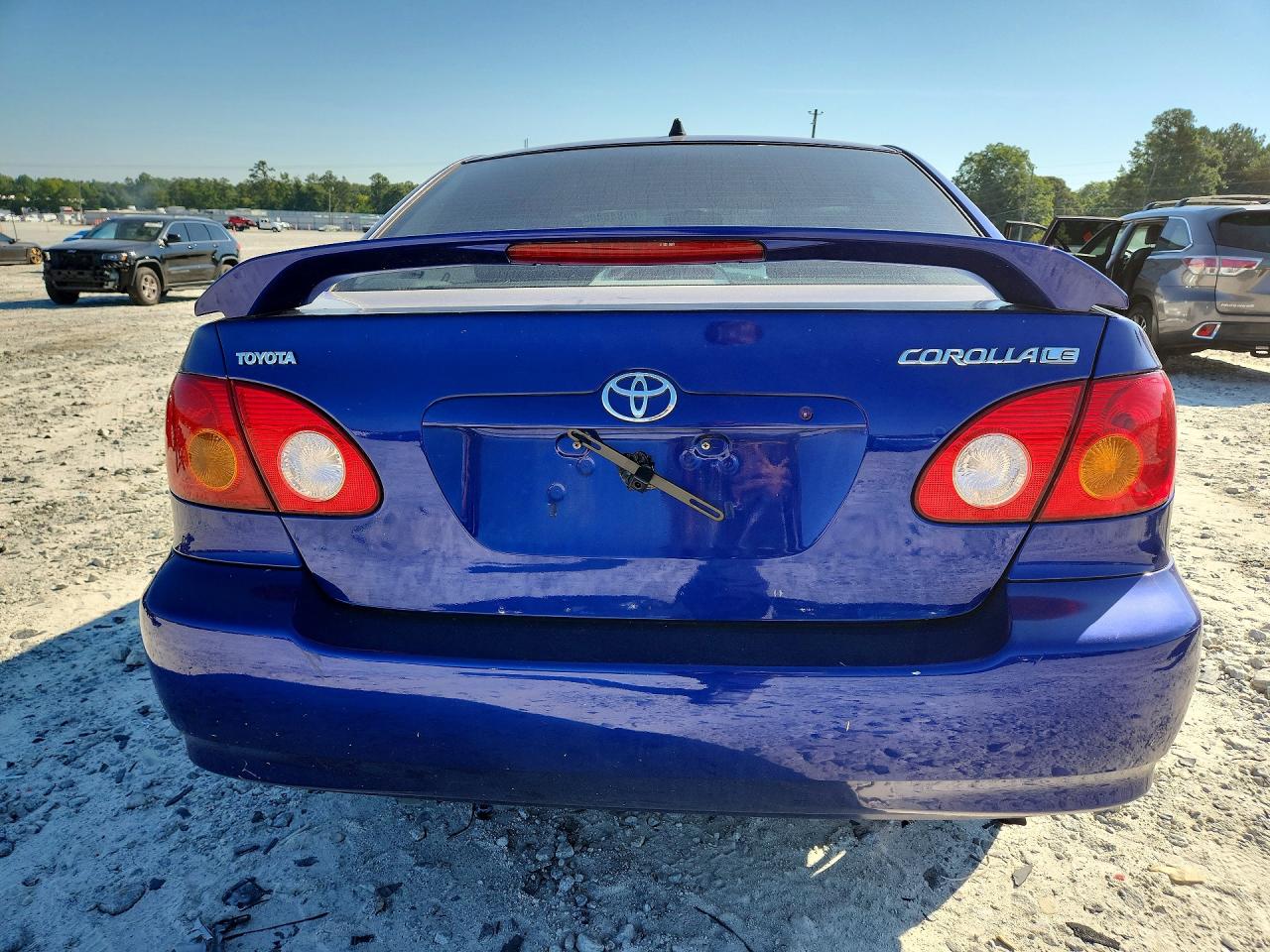 2003 Toyota Corolla Le Blue vin: JTDBR32E532006183
