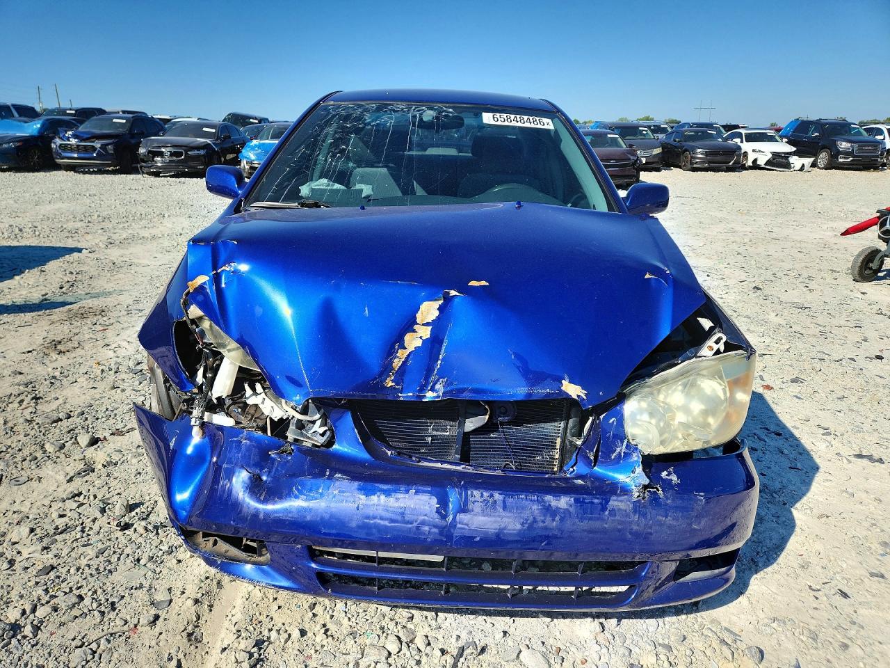 2003 Toyota Corolla Le Blue vin: JTDBR32E532006183