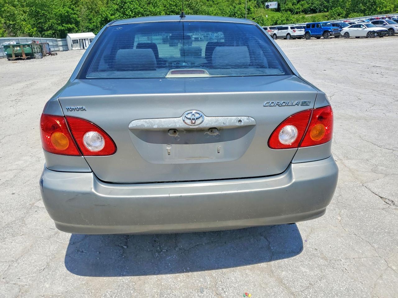 2003 Toyota Corolla Le Gray vin: JTDBR32E532008726