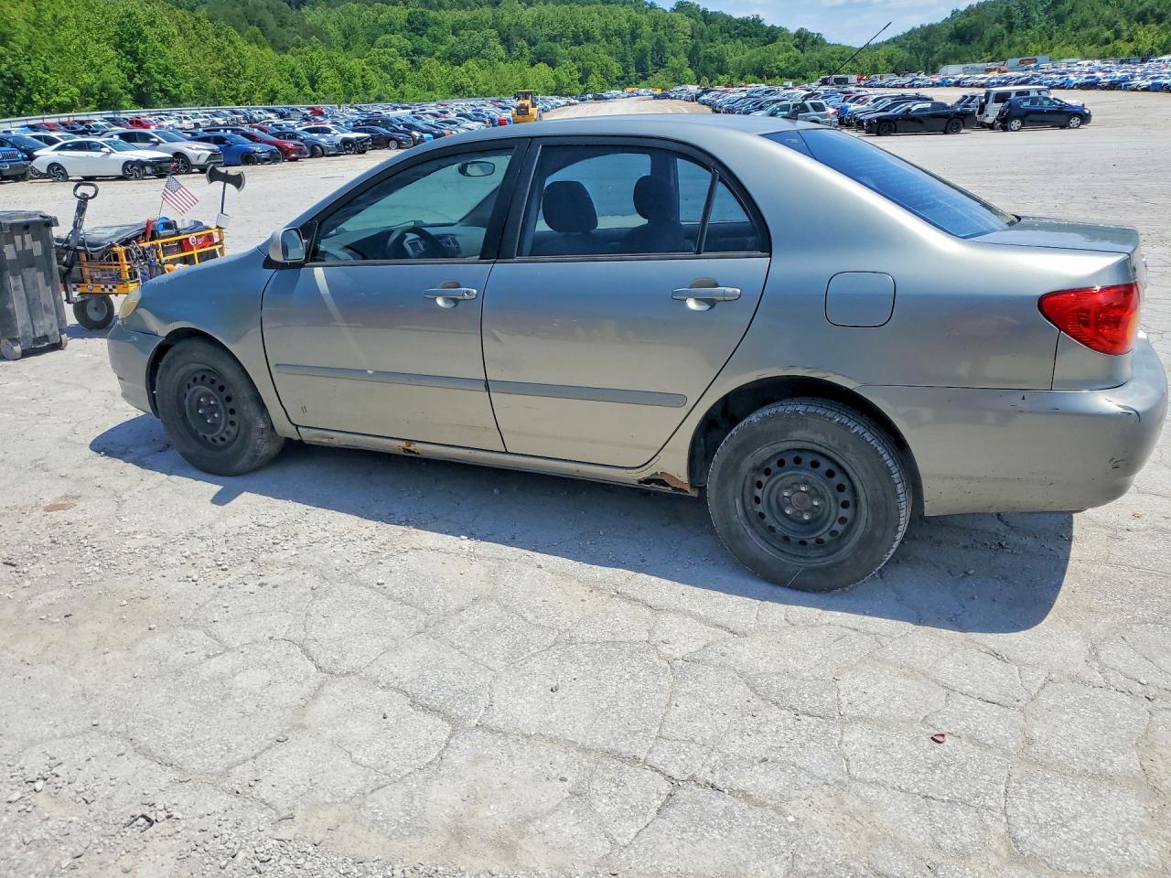 2003 Toyota Corolla Le Gray vin: JTDBR32E532008726
