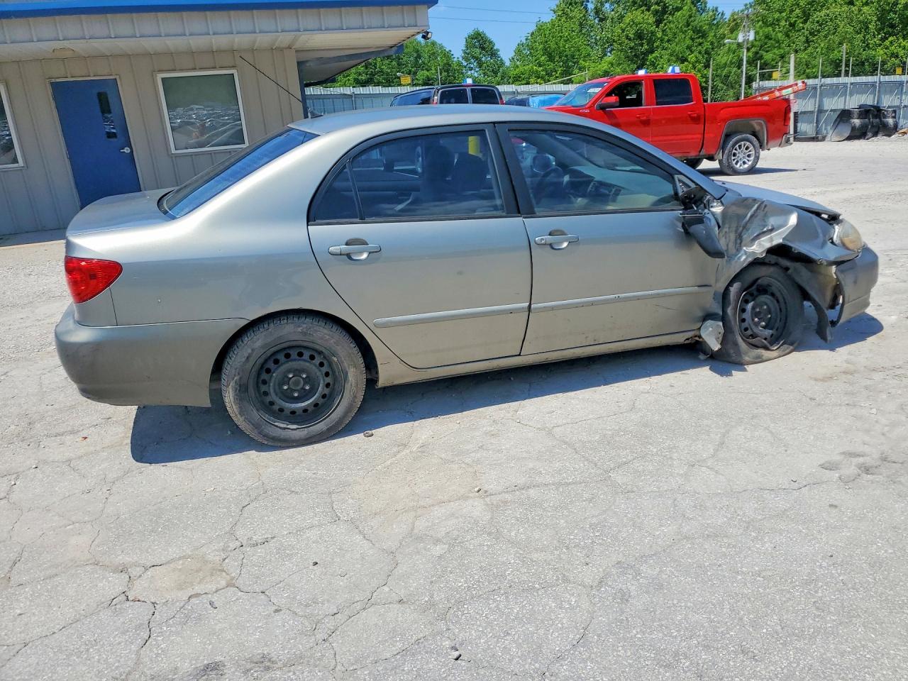2003 Toyota Corolla Le Gray vin: JTDBR32E532008726