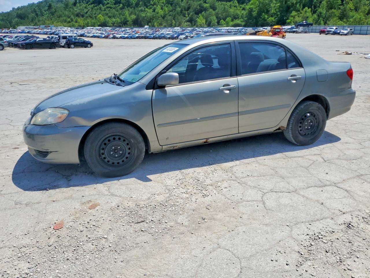 2003 Toyota Corolla Le Gray vin: JTDBR32E532008726