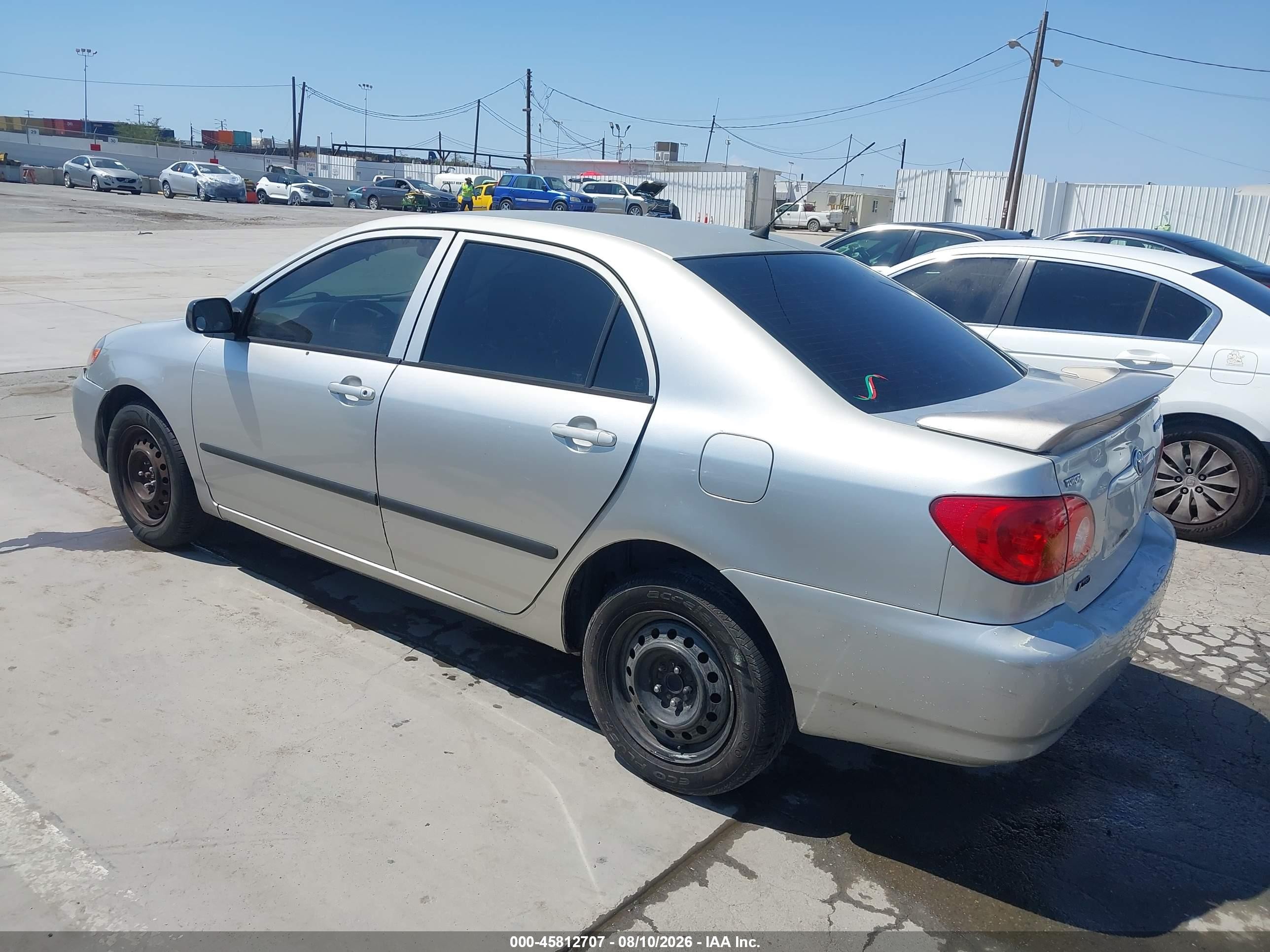 2004 Toyota Corolla Ce Silver vin: JTDBR32E542044580