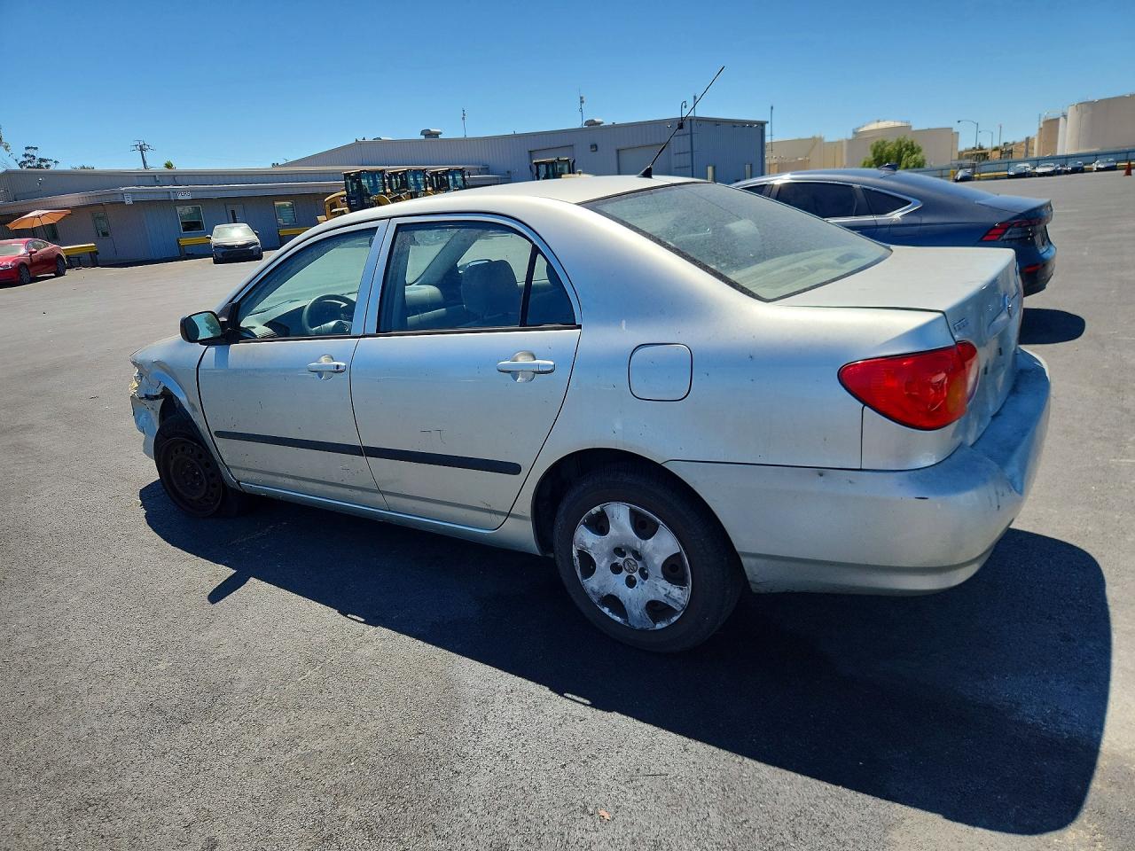2004 Toyota Corolla Ce Silver vin: JTDBR32E542047320