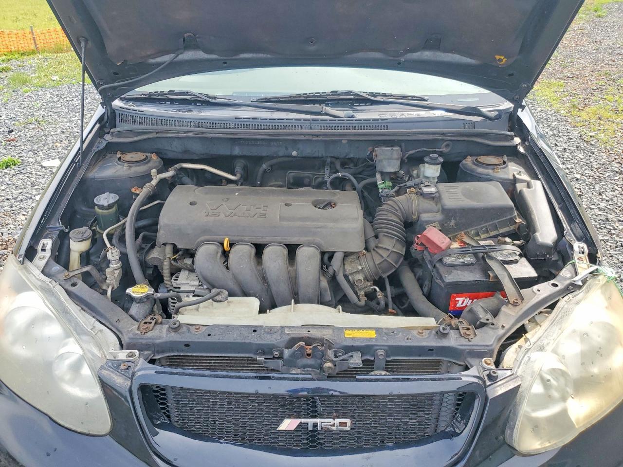 2005 Toyota Corolla Ce Black vin: JTDBR32E550055138