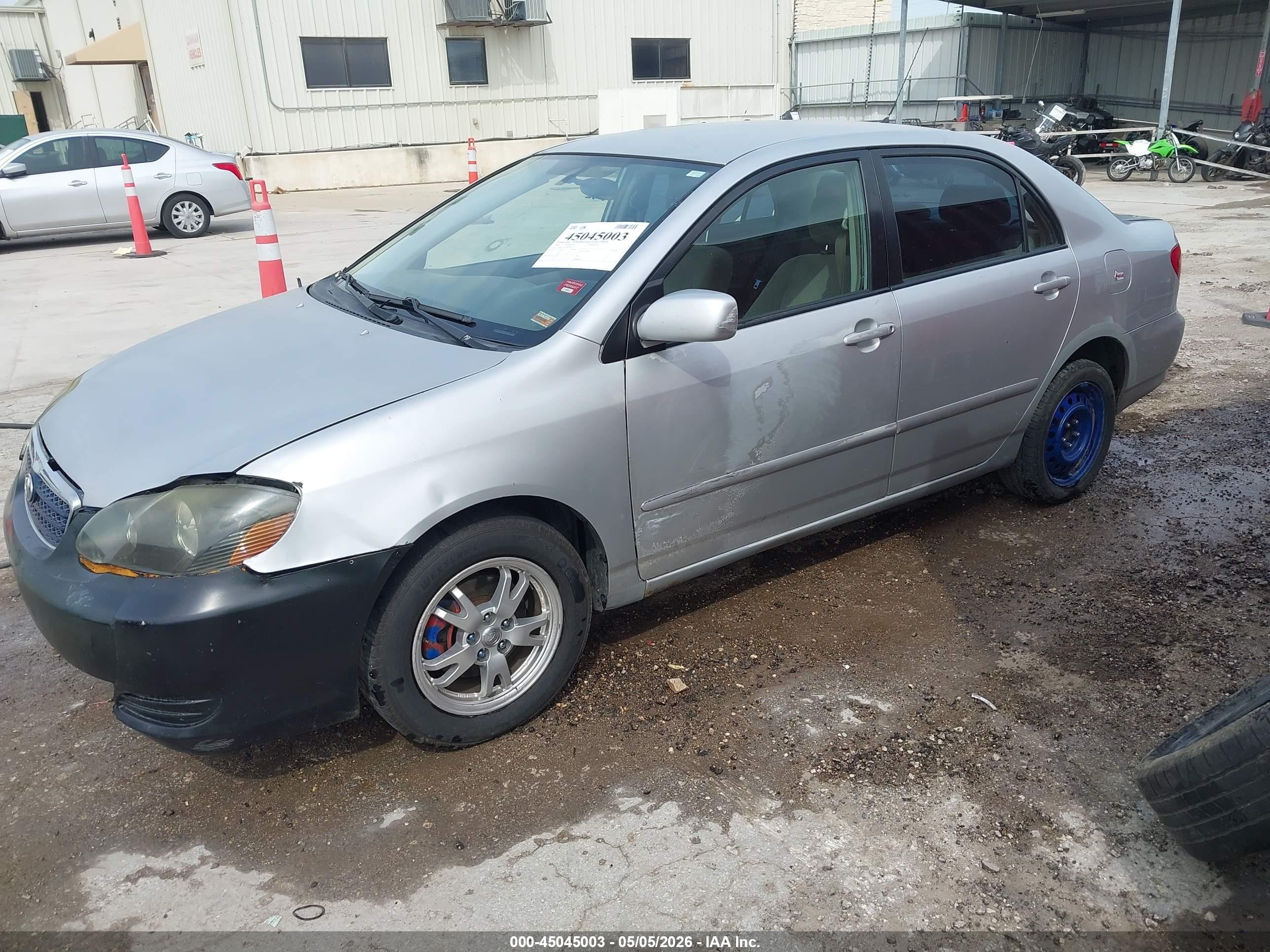 2006 Toyota Corolla Le Silver vin: JTDBR32E560073074