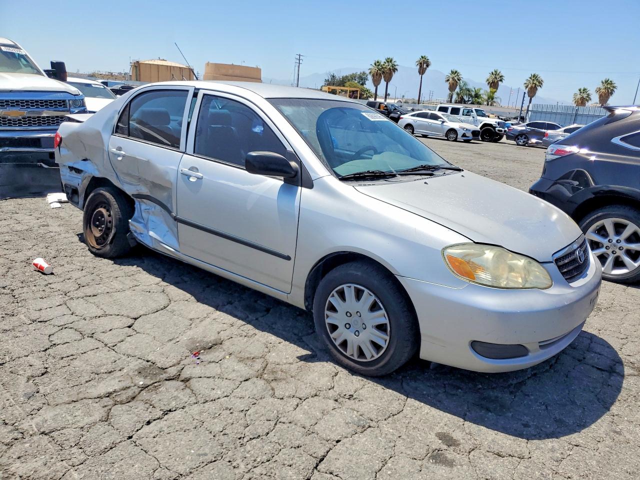 2006 Toyota Corolla Ce Серебряный vin: JTDBR32E560073298