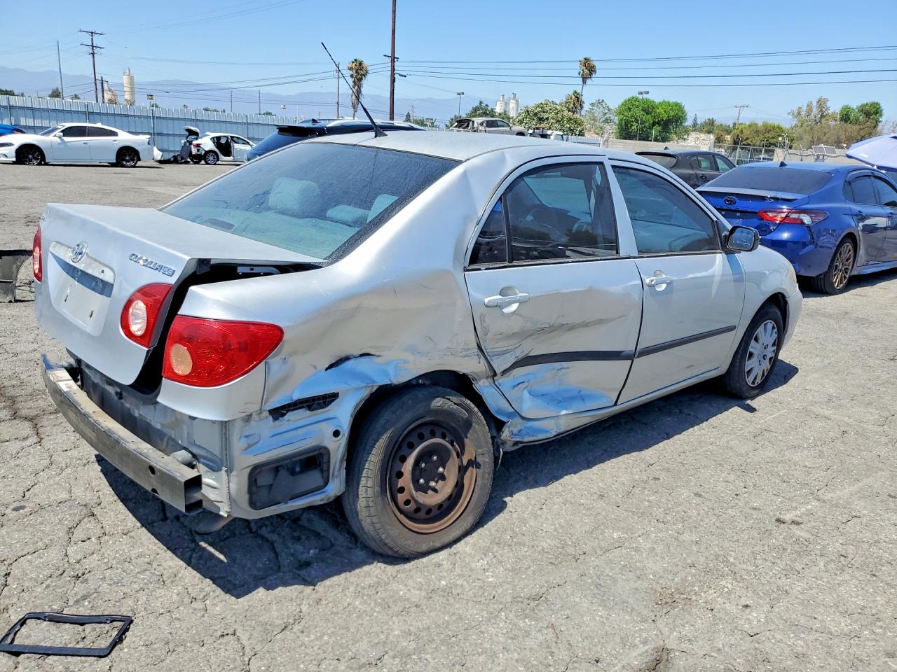 2006 Toyota Corolla Ce Серебряный vin: JTDBR32E560073298