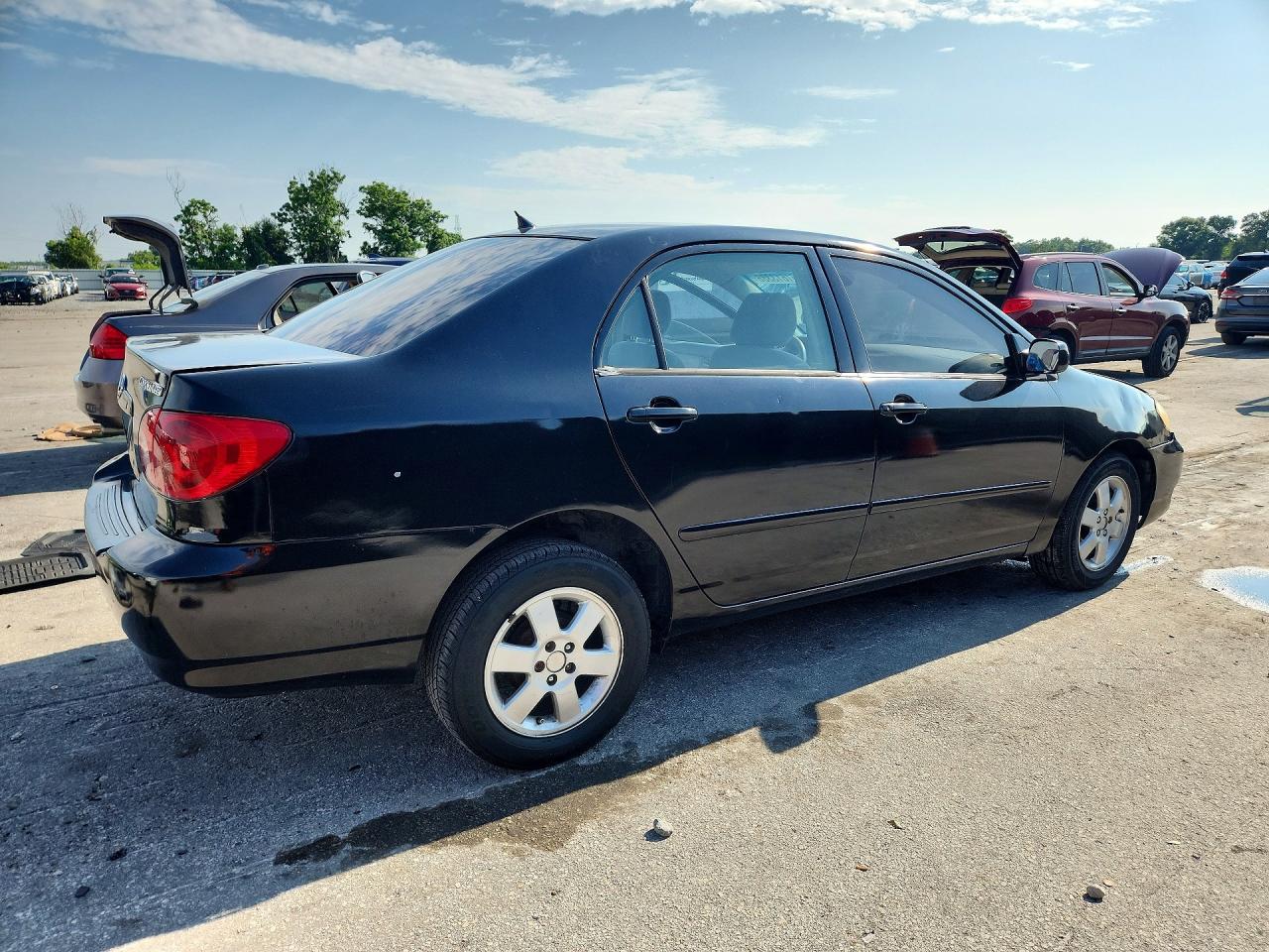 2006 Toyota Corolla Le Black vin: JTDBR32E560075150