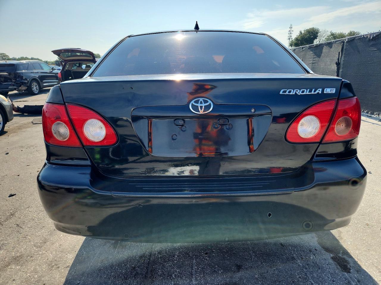 2006 Toyota Corolla Le Black vin: JTDBR32E560075150