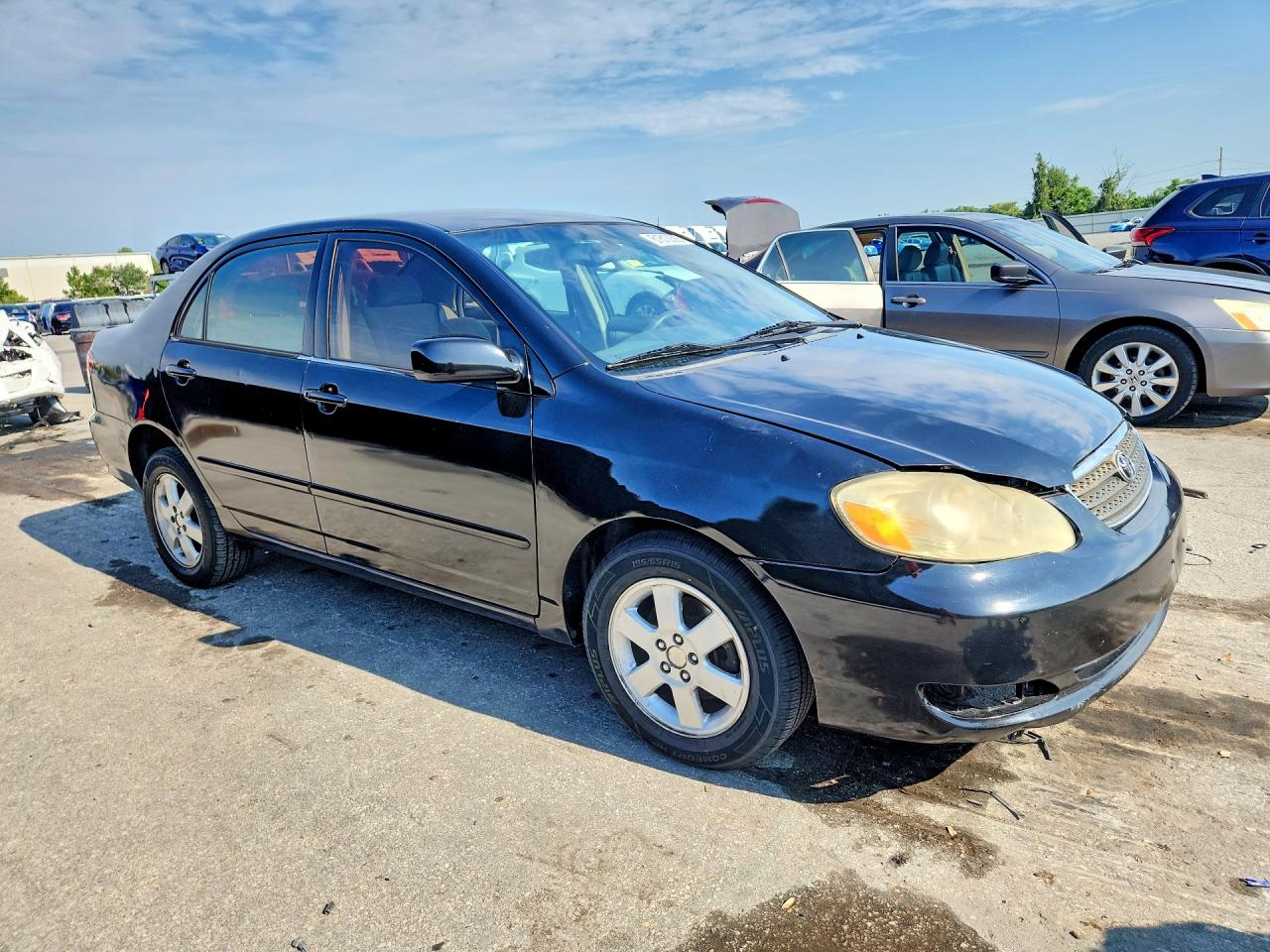 2006 Toyota Corolla Le Black vin: JTDBR32E560075150