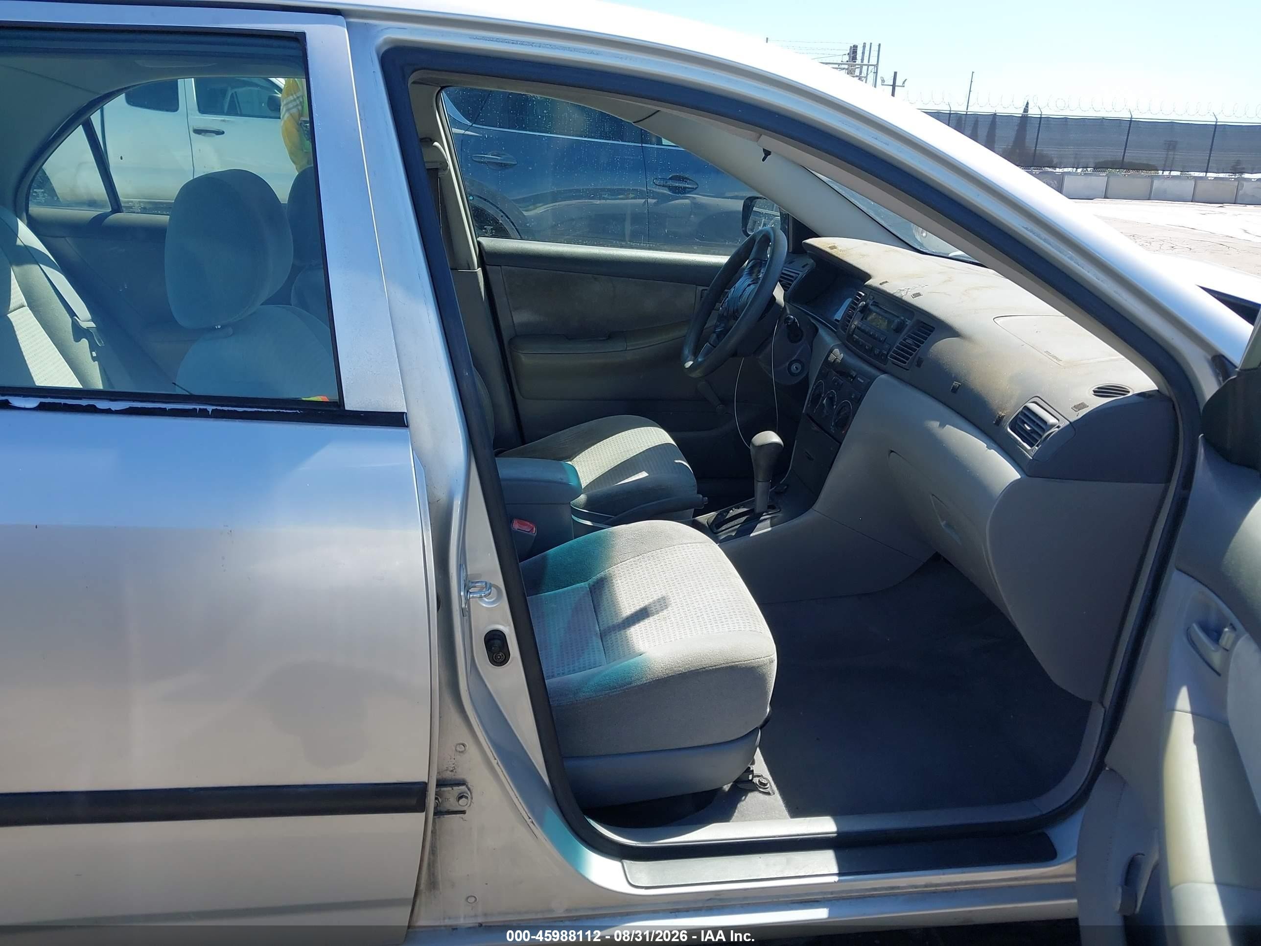 2006 Toyota Corolla Ce Silver vin: JTDBR32E560078999