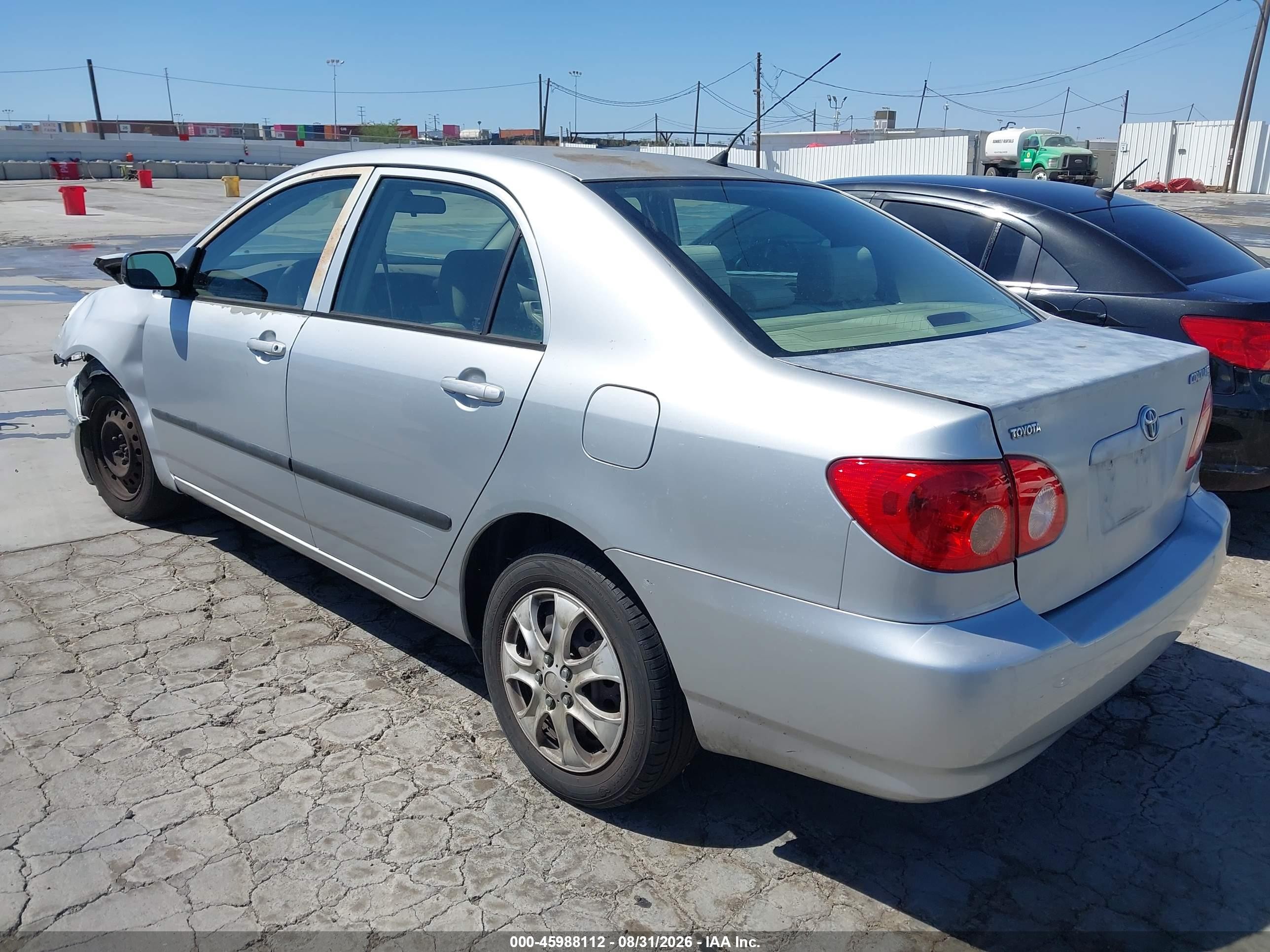 2006 Toyota Corolla Ce Silver vin: JTDBR32E560078999