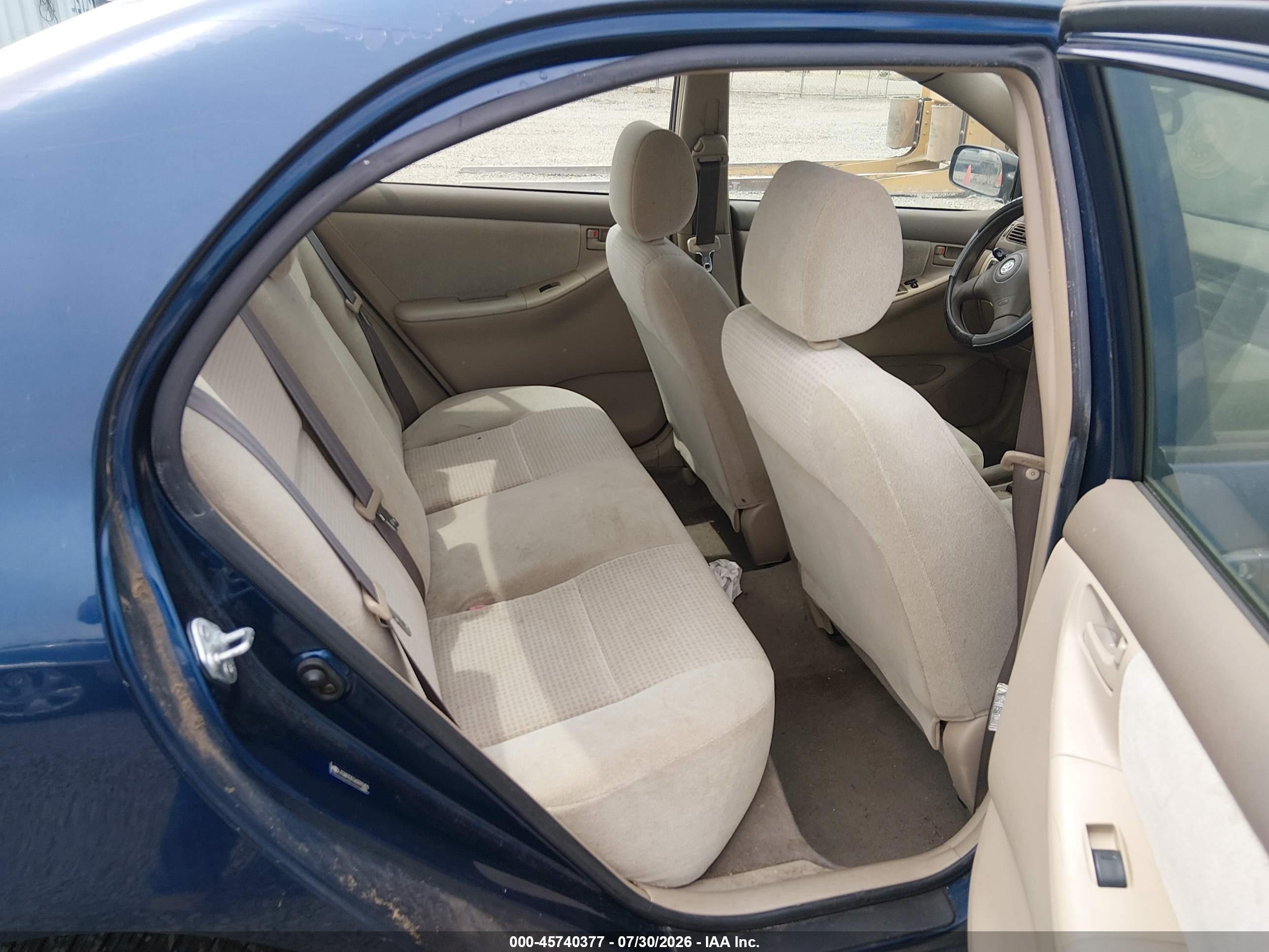 2006 Toyota Corolla Ce Синий vin: JTDBR32E560093499