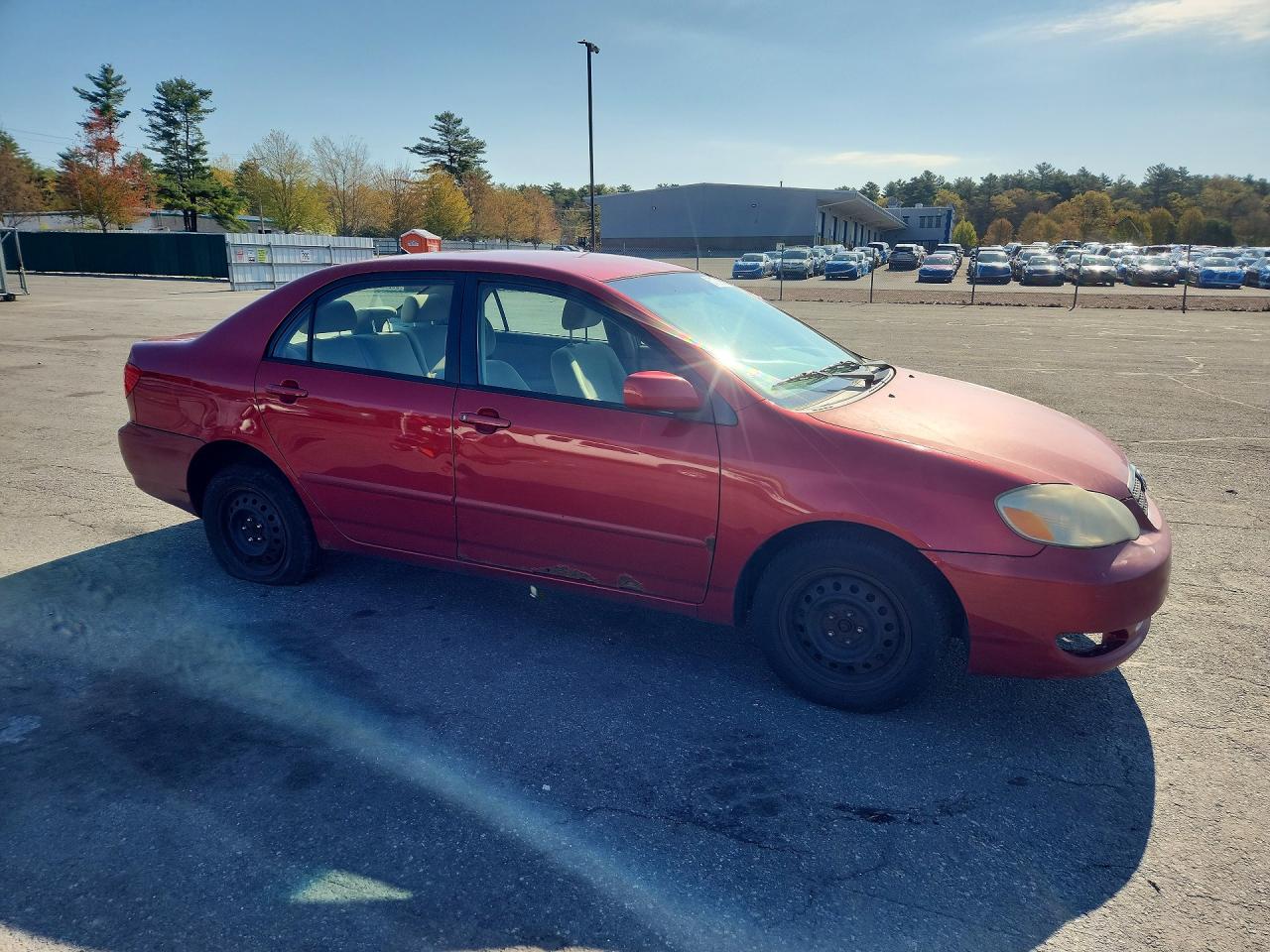 2007 Toyota Corolla Le Red vin: JTDBR32E570126874