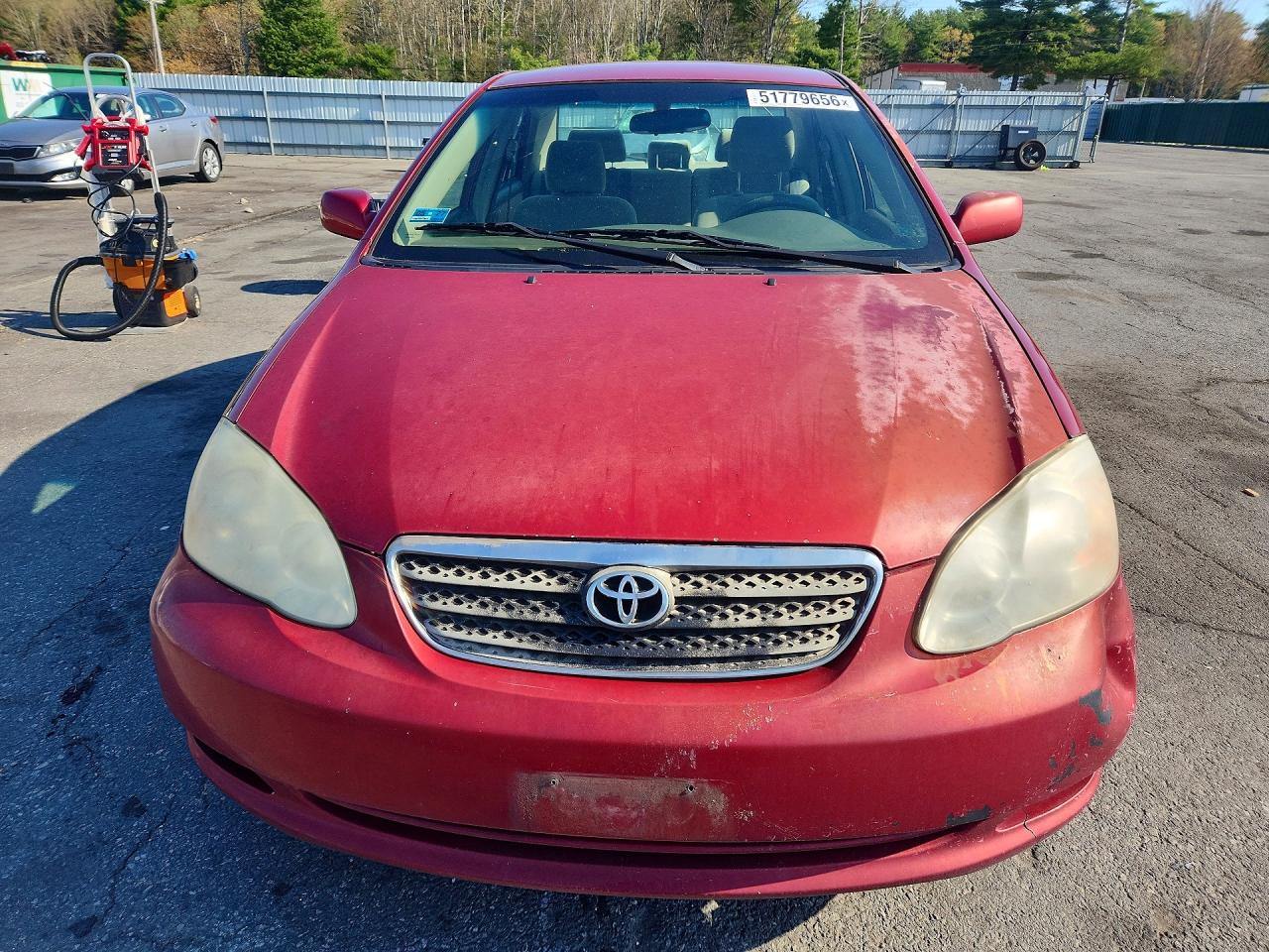 2007 Toyota Corolla Le Red vin: JTDBR32E570126874