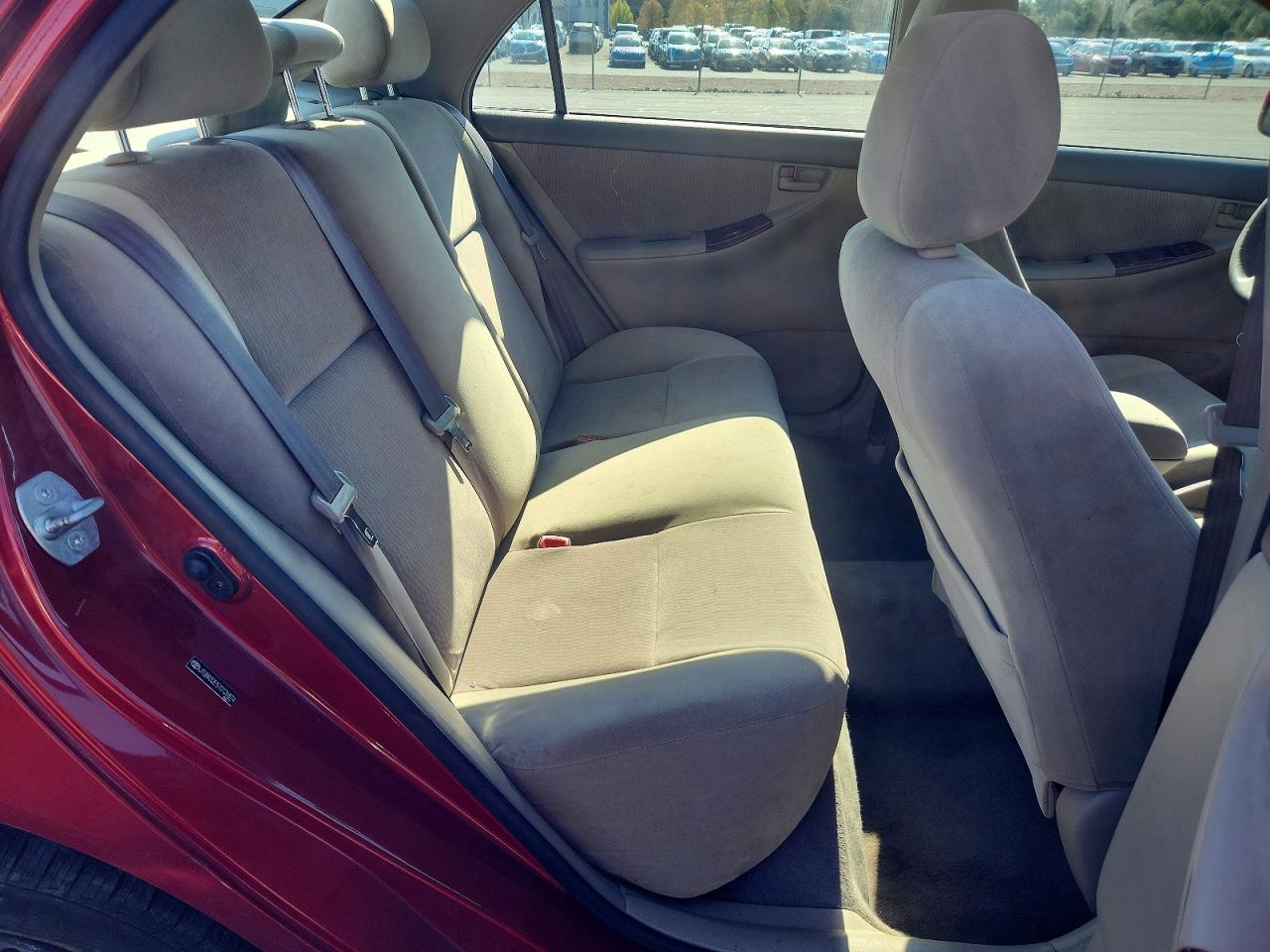 2007 Toyota Corolla Le Red vin: JTDBR32E570126874