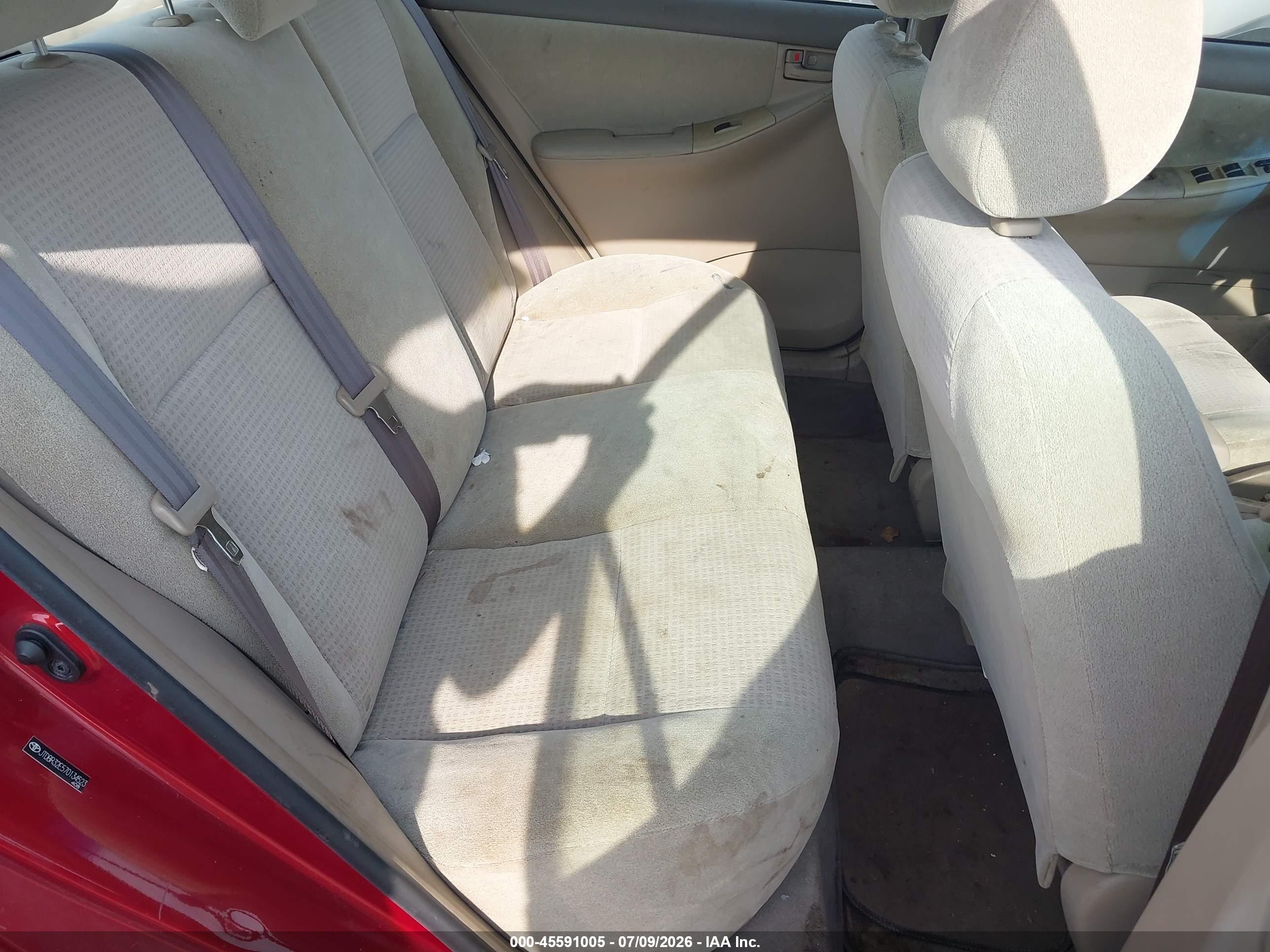 2007 Toyota Corolla Ce Pink vin: JTDBR32E570134523