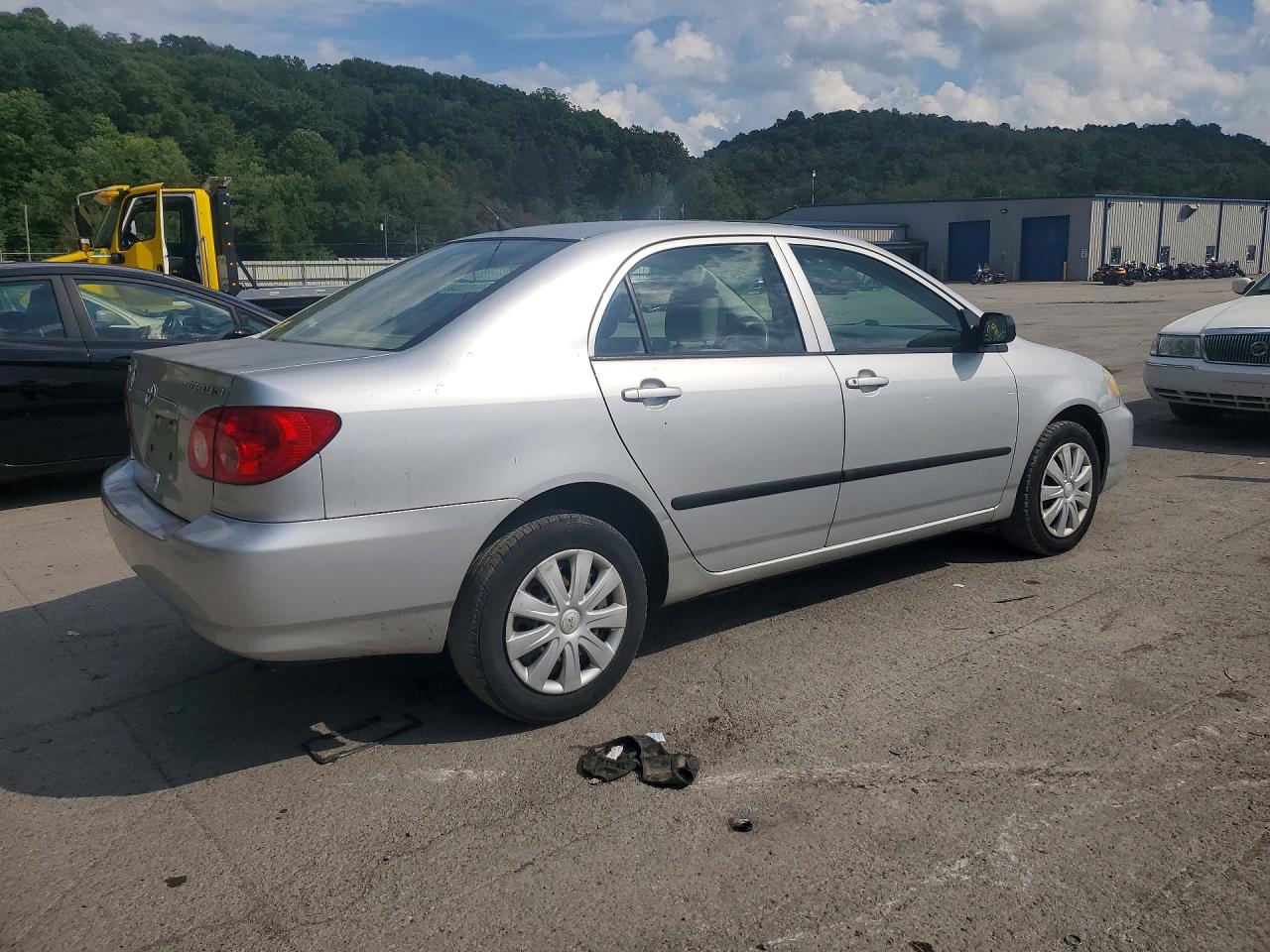 2007 Toyota Corolla Ce Silver vin: JTDBR32E570136935