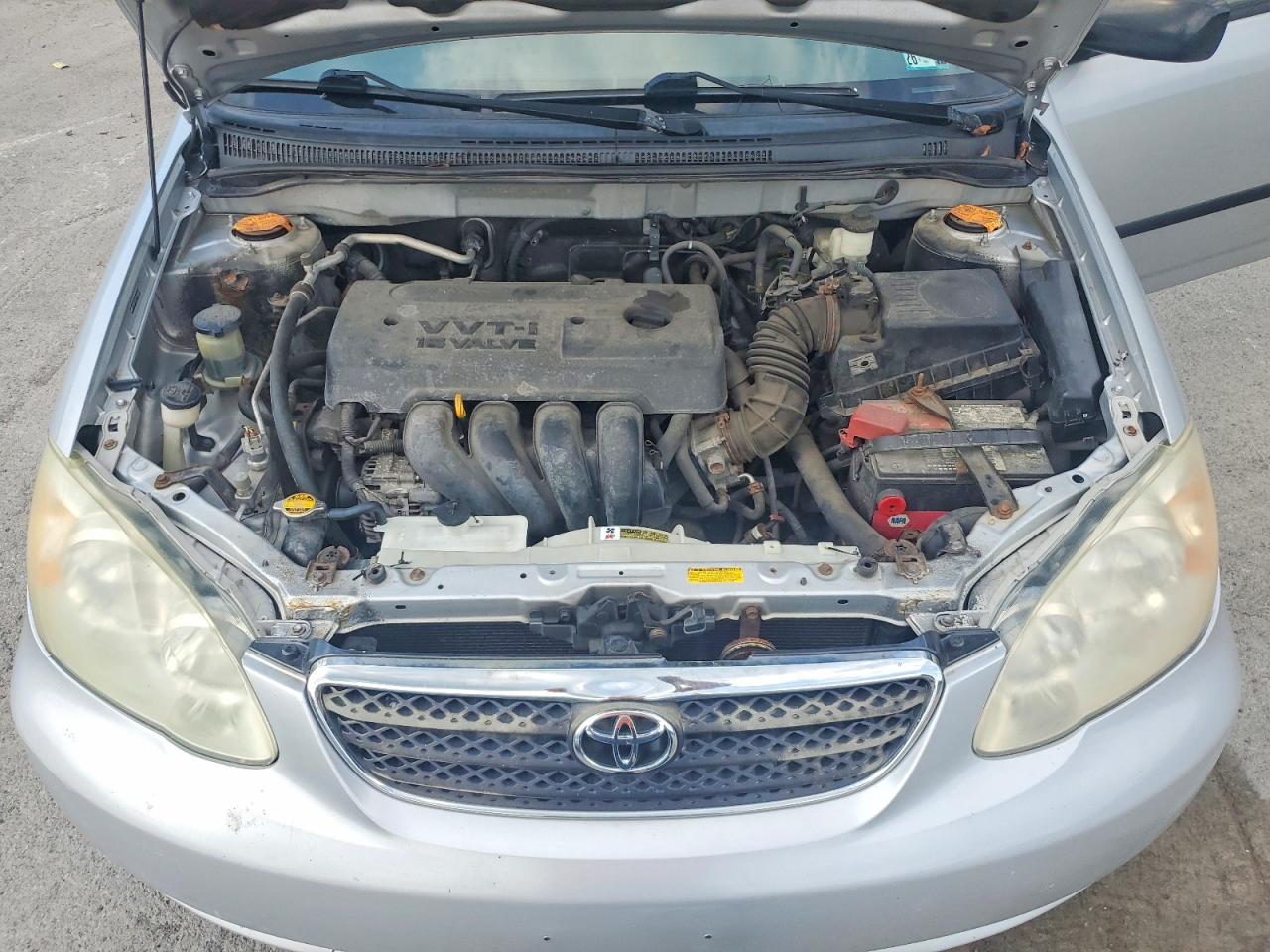 2007 Toyota Corolla Ce Silver vin: JTDBR32E570136935