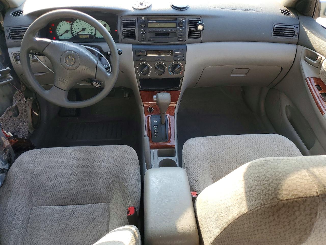 2003 Toyota Corolla Le Silver vin: JTDBR32E630007533