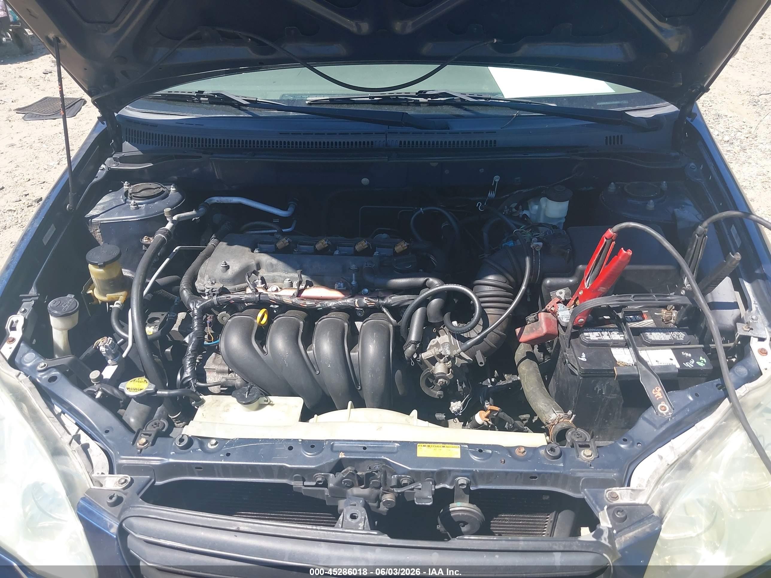 2003 Toyota Corolla Le Blue vin: JTDBR32E630020802