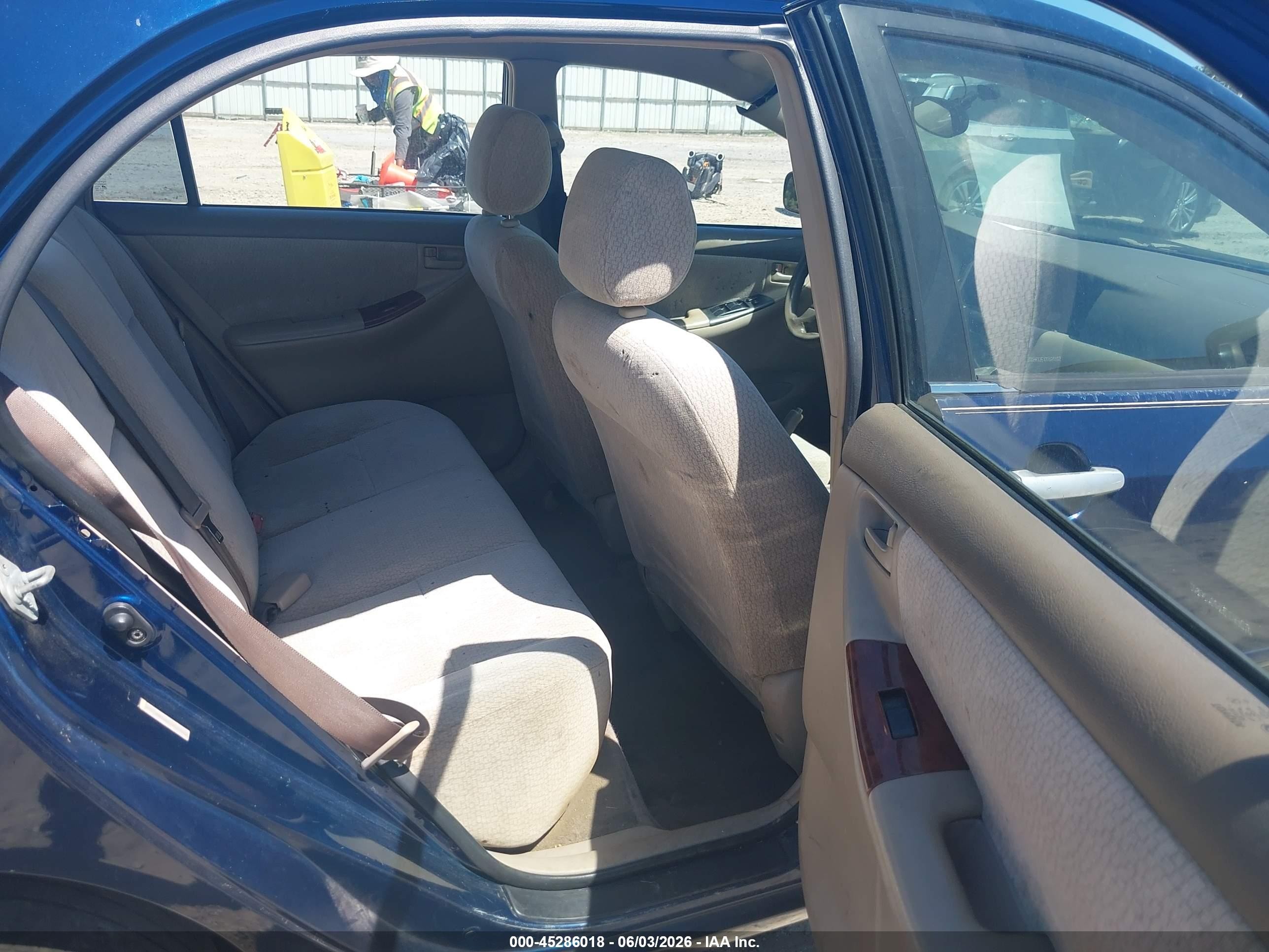2003 Toyota Corolla Le Blue vin: JTDBR32E630020802