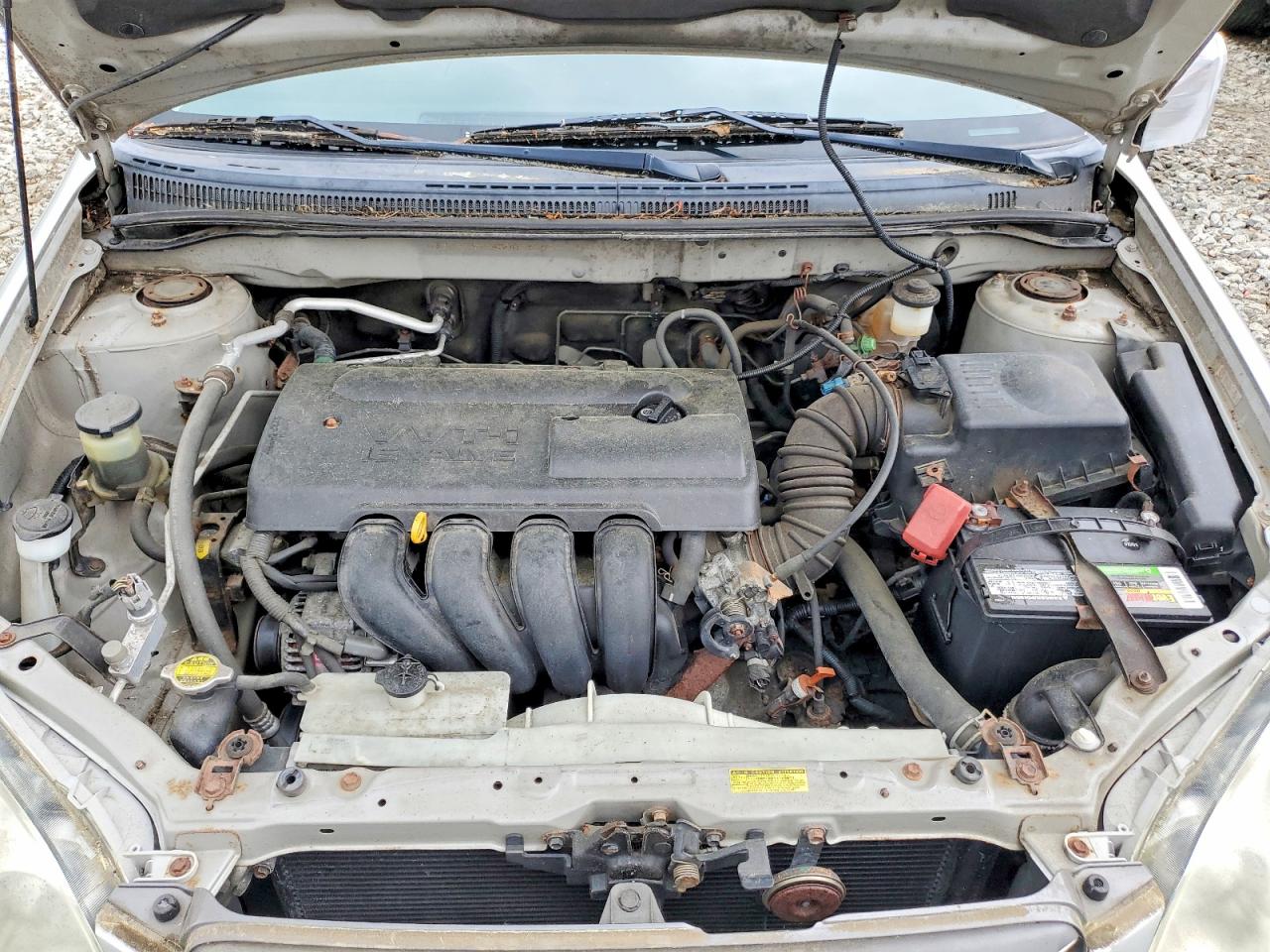 2003 Toyota Corolla Ce Gray vin: JTDBR32E630048342