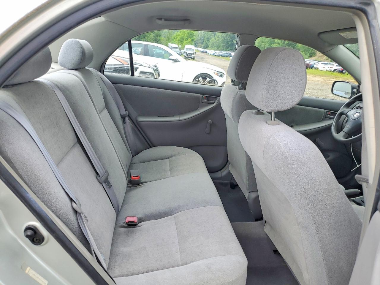 2003 Toyota Corolla Ce Gray vin: JTDBR32E630048342