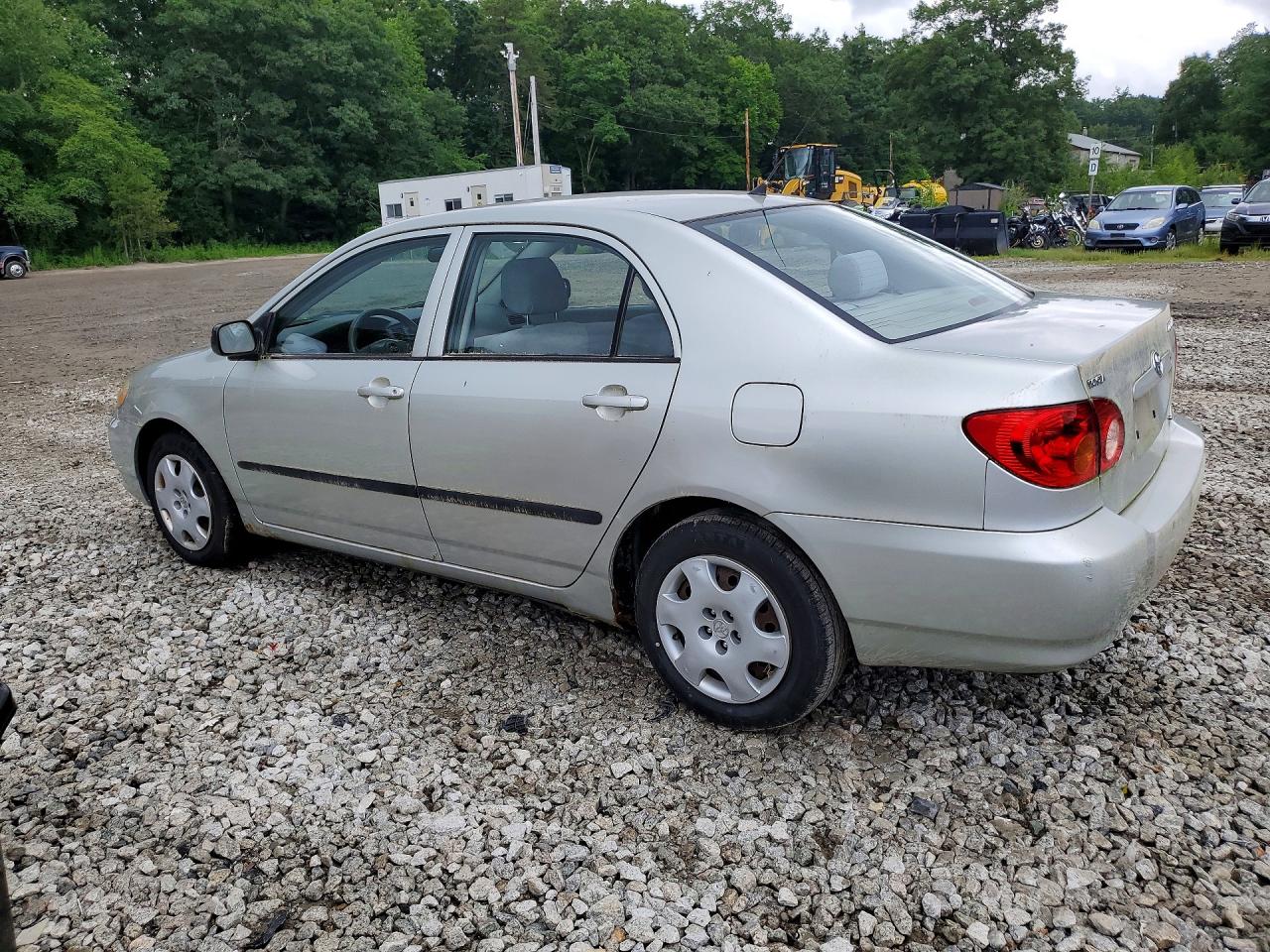2003 Toyota Corolla Ce Gray vin: JTDBR32E630048342