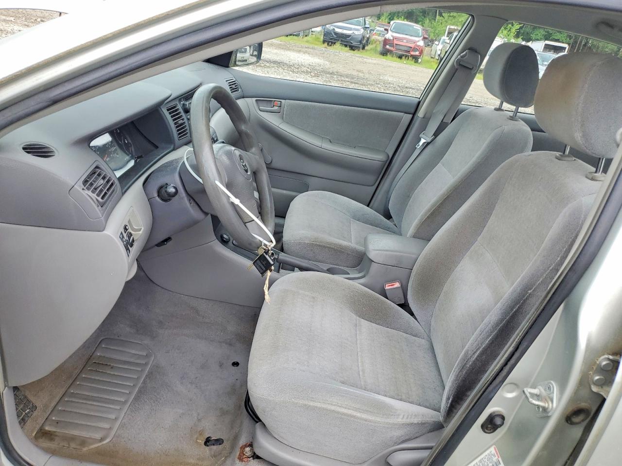 2003 Toyota Corolla Ce Gray vin: JTDBR32E630048342