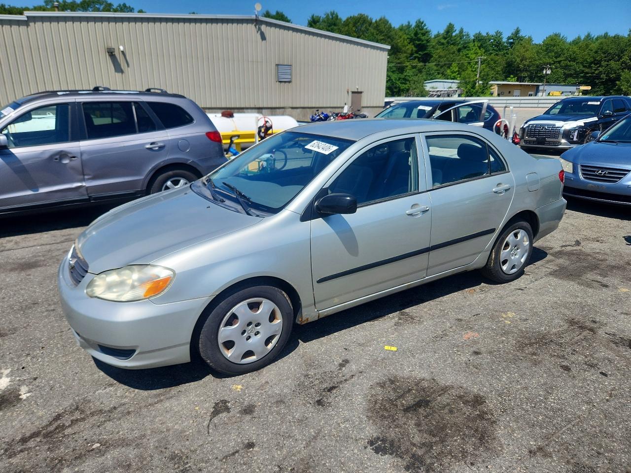 2003 Toyota Corolla Ce Серебряный vin: JTDBR32E630048342