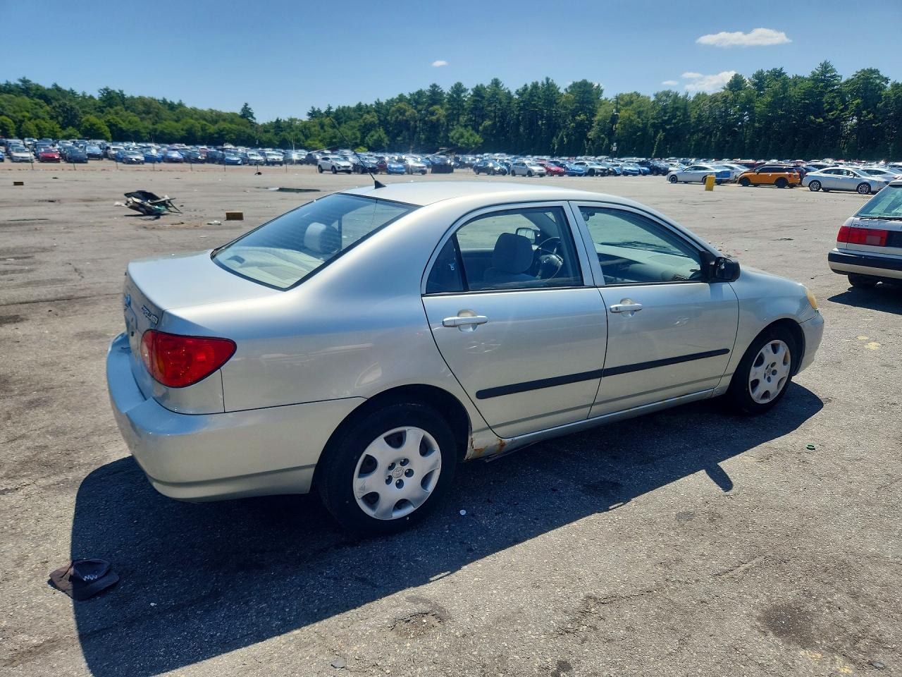 2003 Toyota Corolla Ce Серебряный vin: JTDBR32E630048342