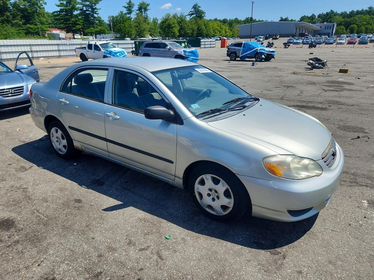 2003 Toyota Corolla Ce Серебряный vin: JTDBR32E630048342