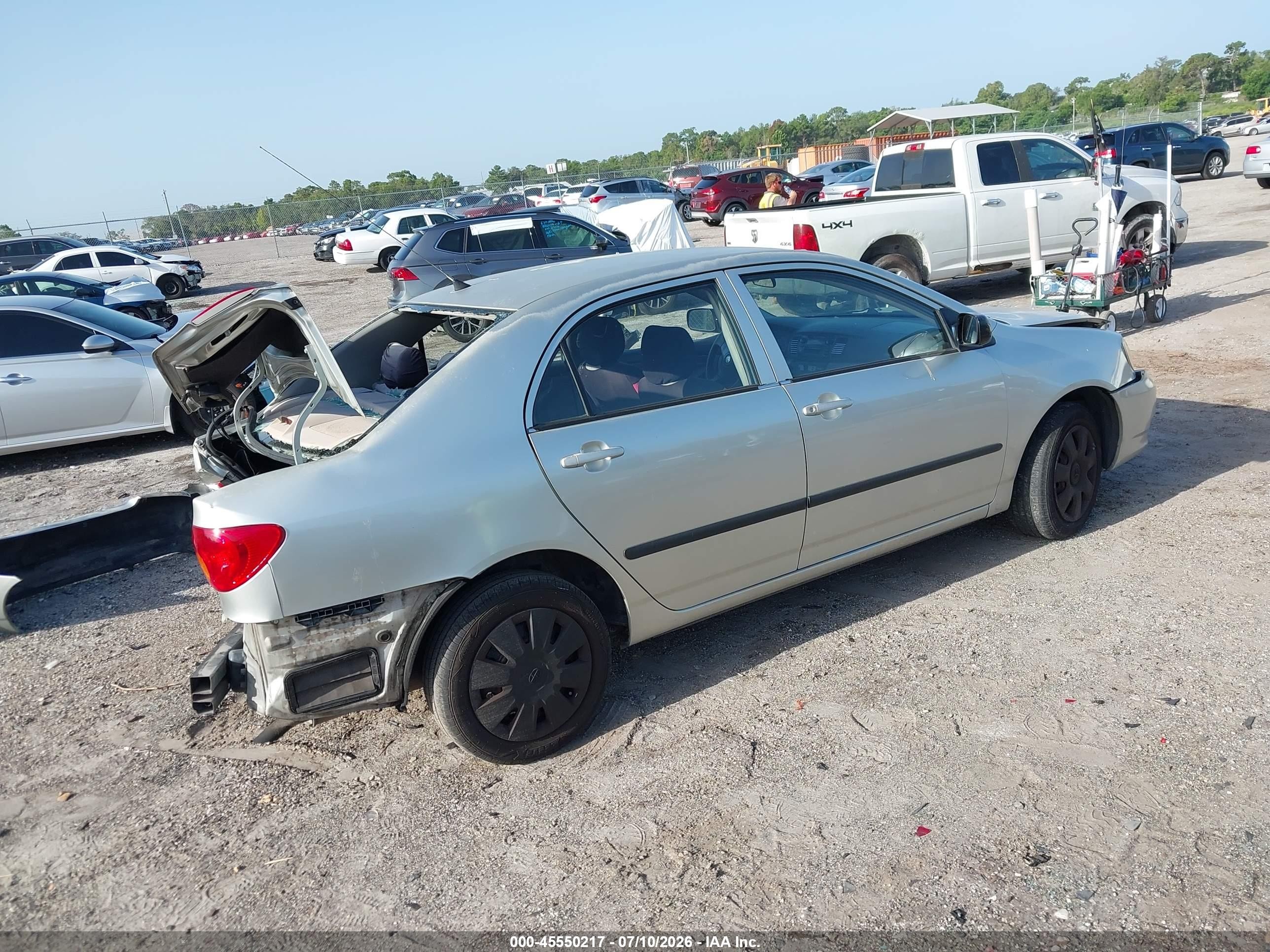 2003 Toyota Corolla Ce Серебряный vin: JTDBR32E632001798