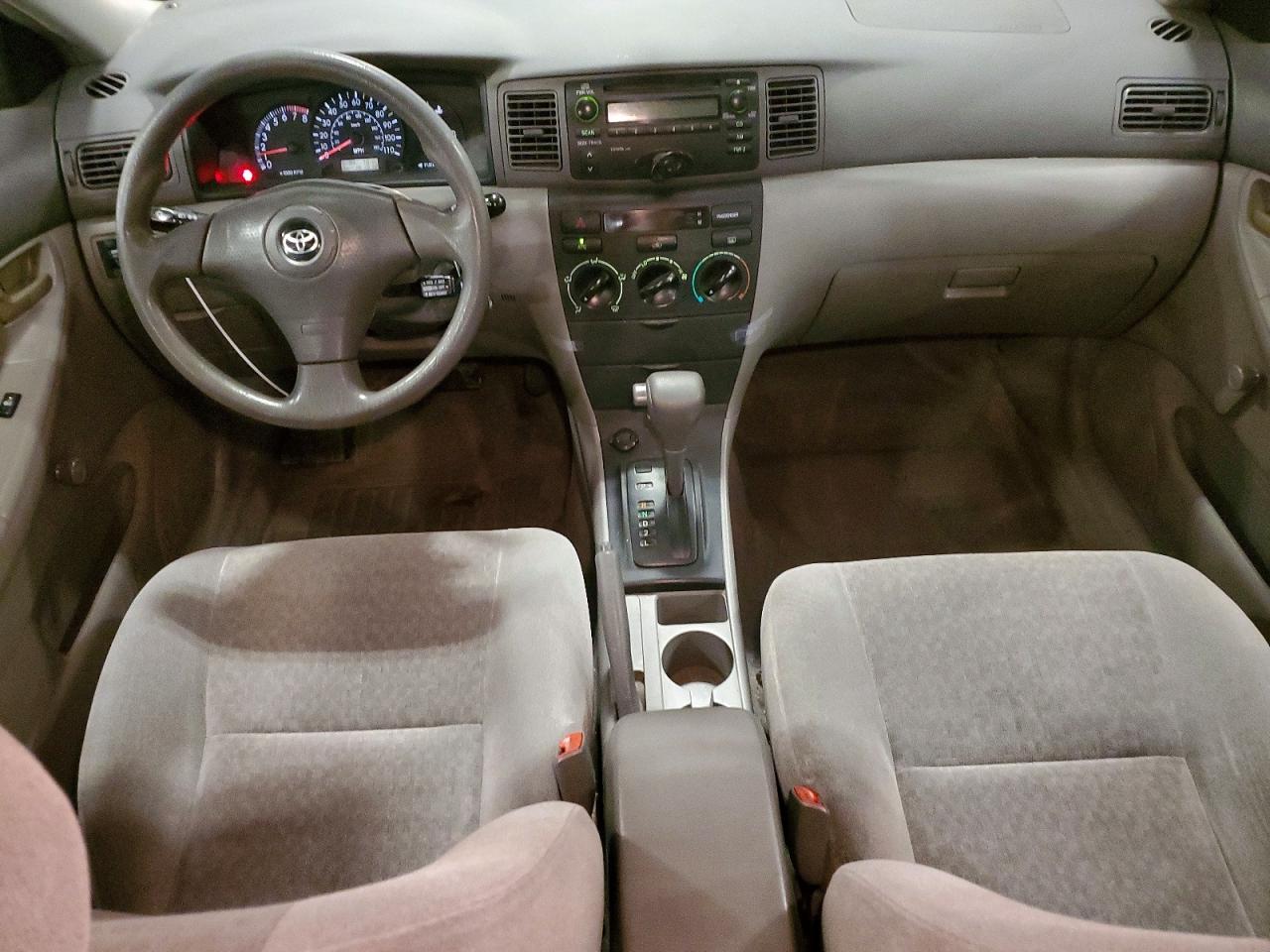 2004 Toyota Corolla Silver vin: JTDBR32E642036326