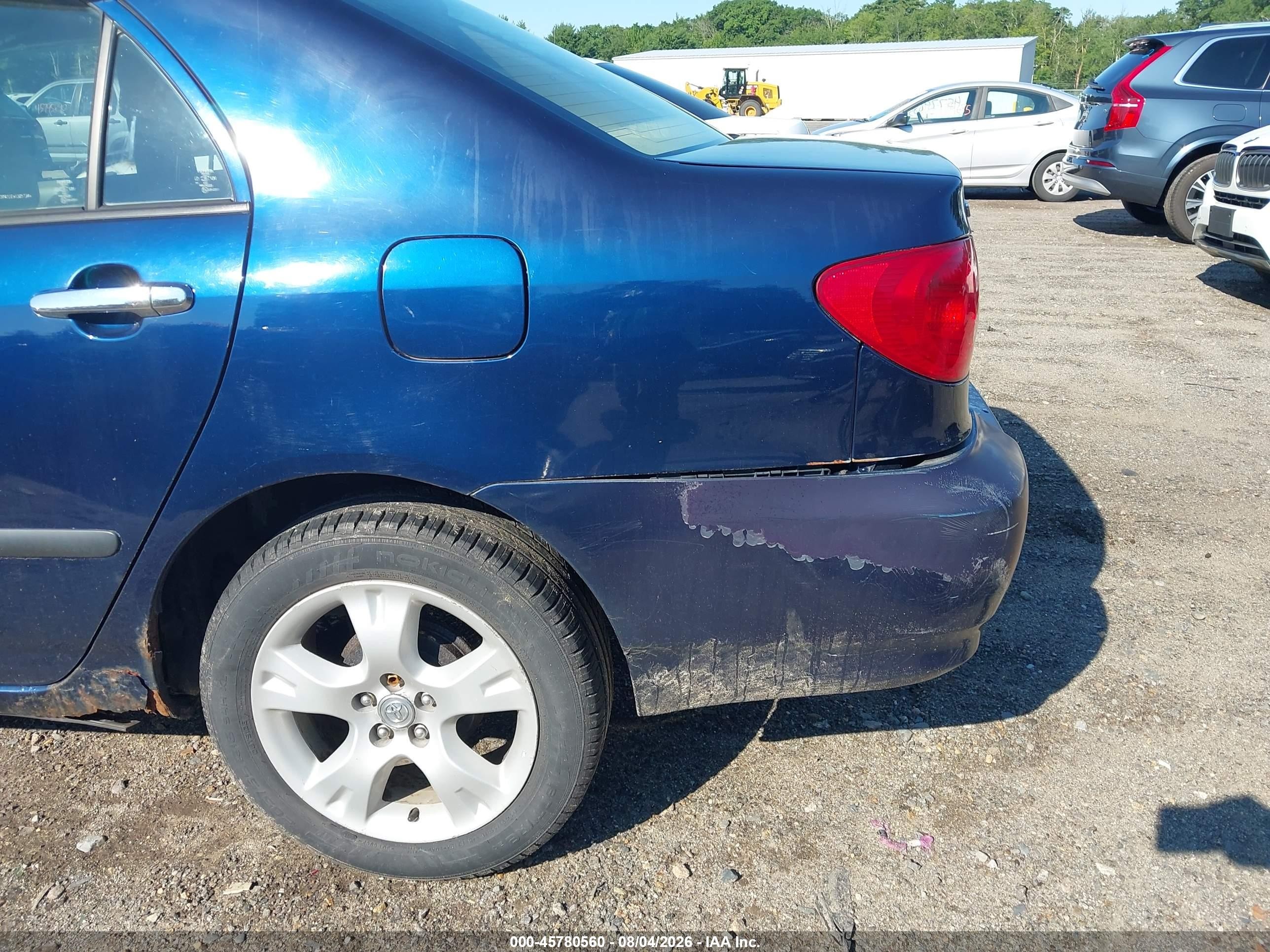 2005 Toyota Corolla Ce Blue vin: JTDBR32E650057304