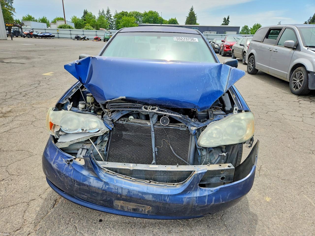2005 Toyota Corolla Ce Blue vin: JTDBR32E652059705