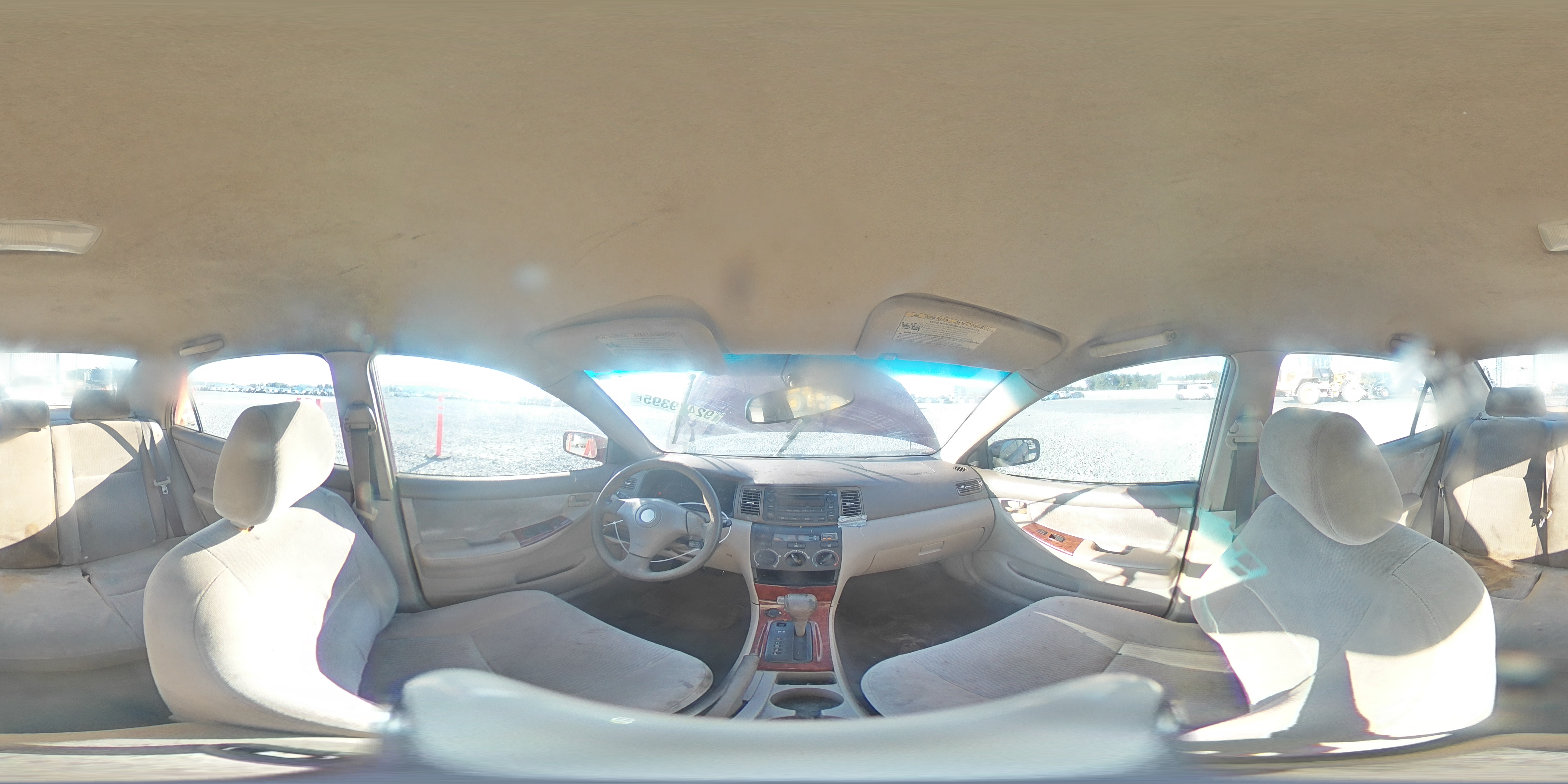 2005 Toyota Corolla Ce Red vin: JTDBR32E652059865